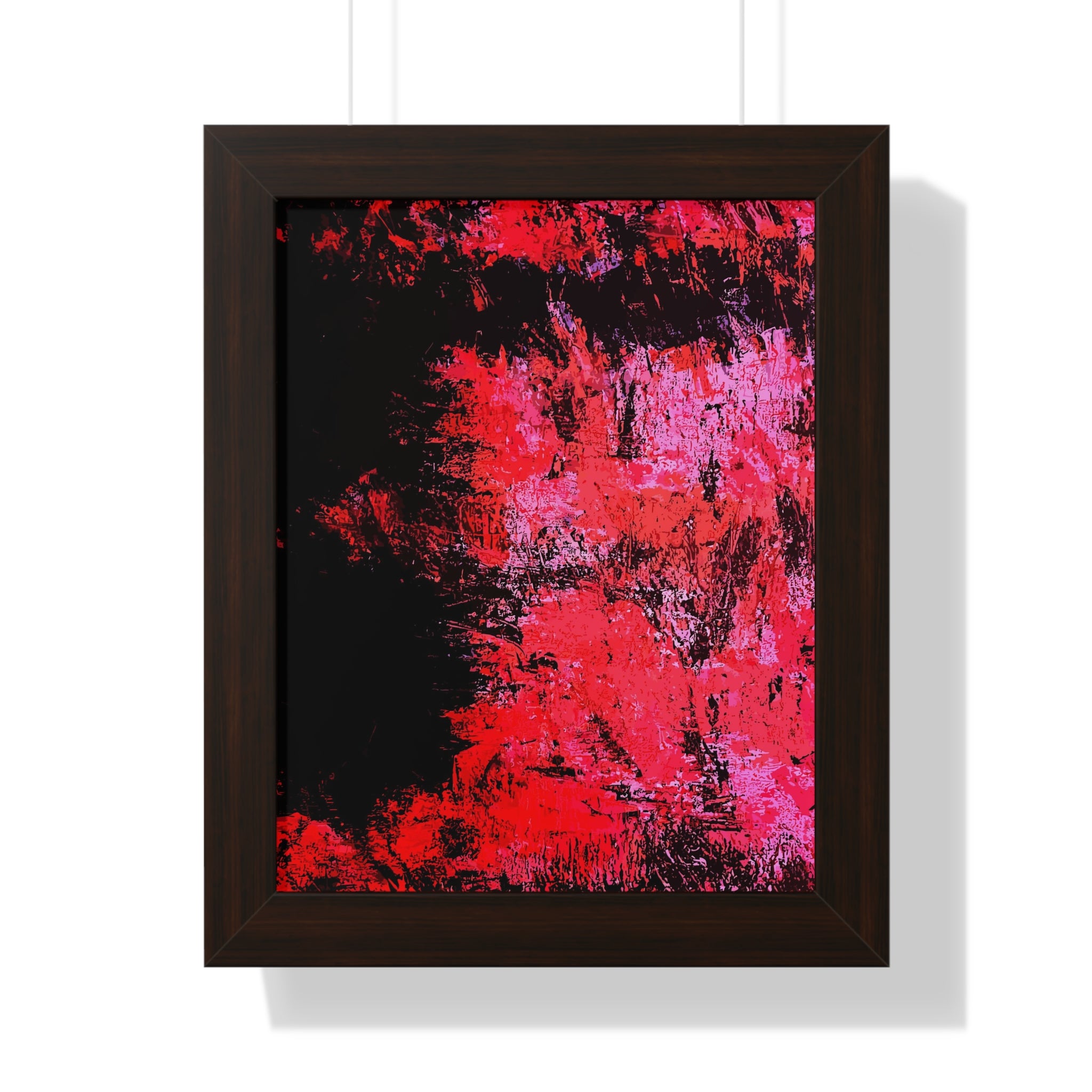 Negative Positive Framed Art Print (Vertical) - Brian P Artwork 