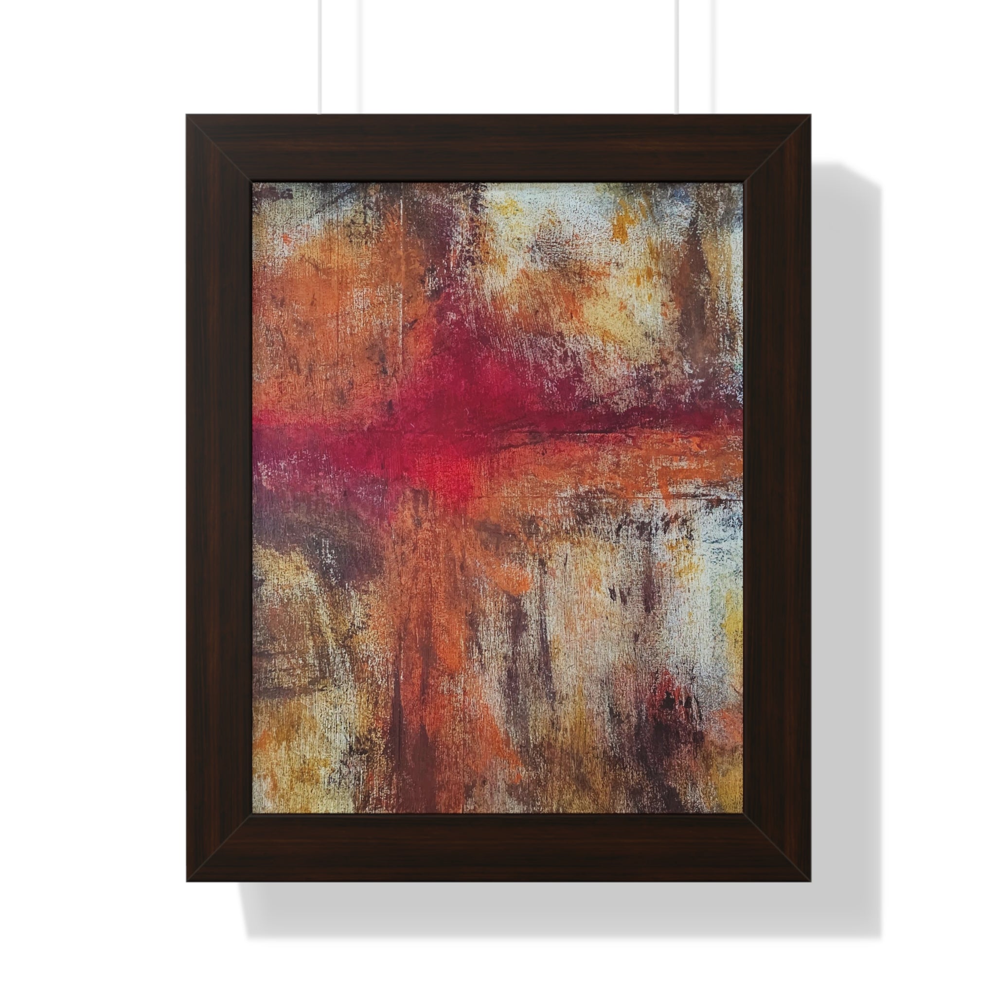 Unknown Territory Framed Art Print (Vertical) - Brian P Artwork 