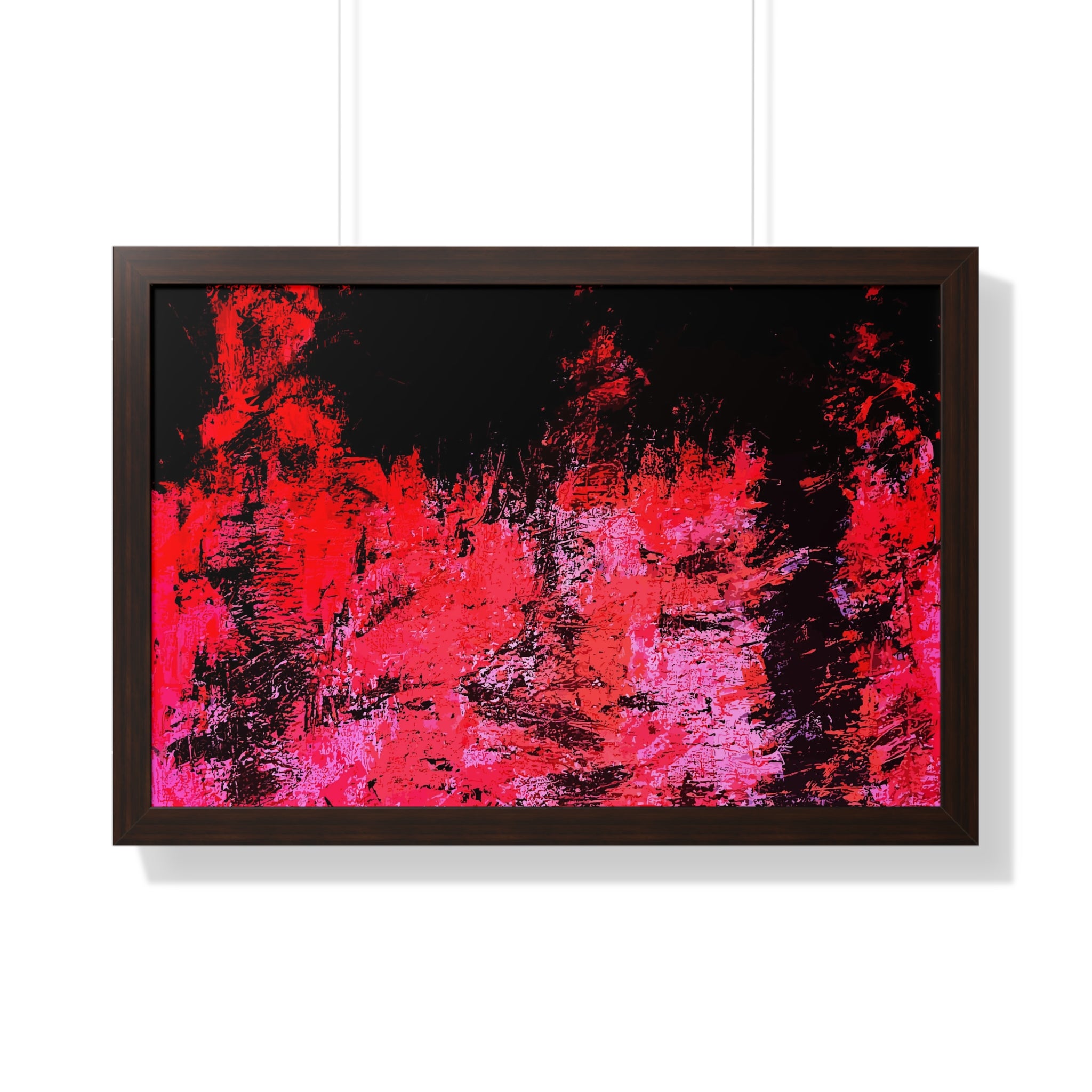 Negative Positive Framed Art Print (Horizontal) - Brian P Artwork 