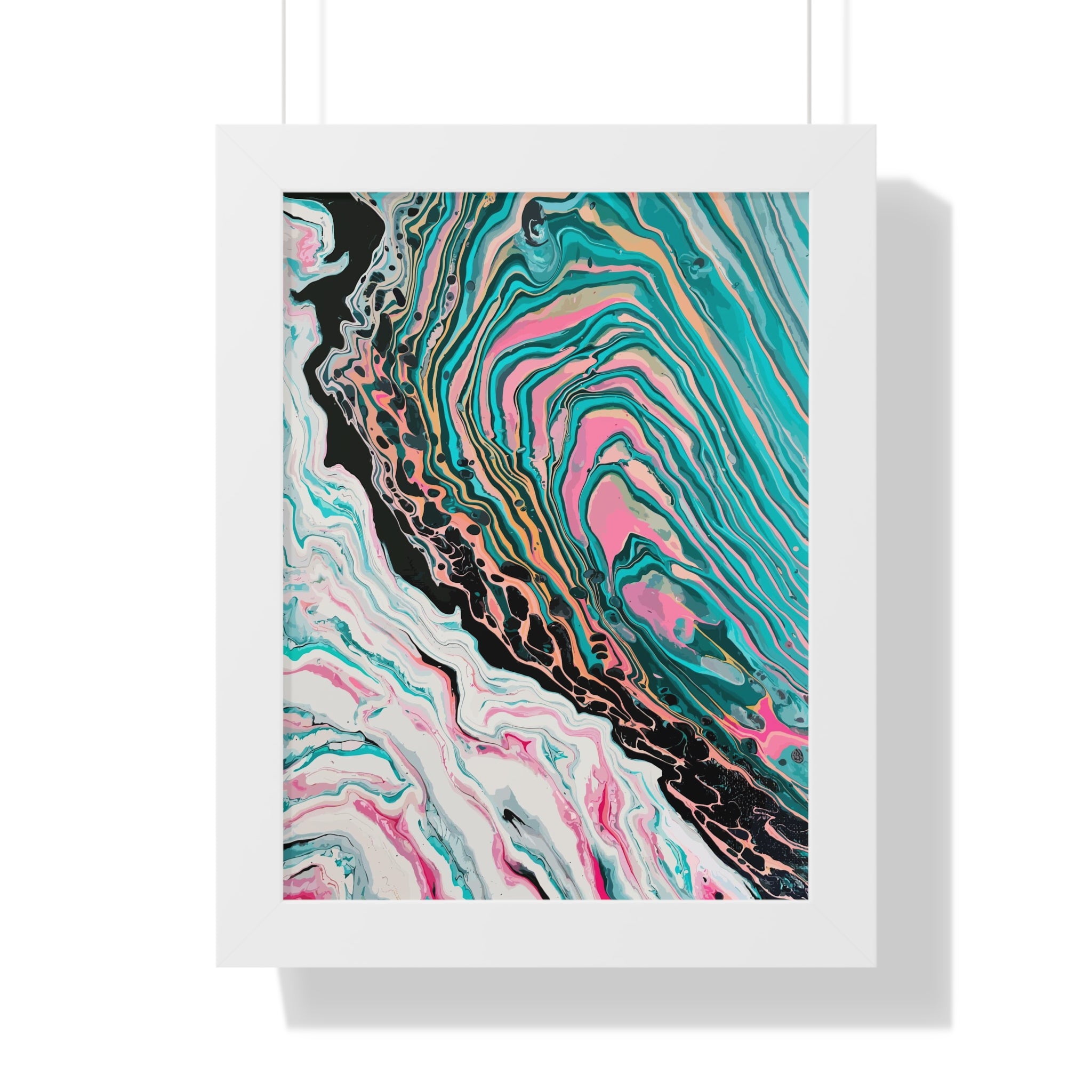 Two-Faced Framed Art Print (Vertical) - Brian P Artwork 