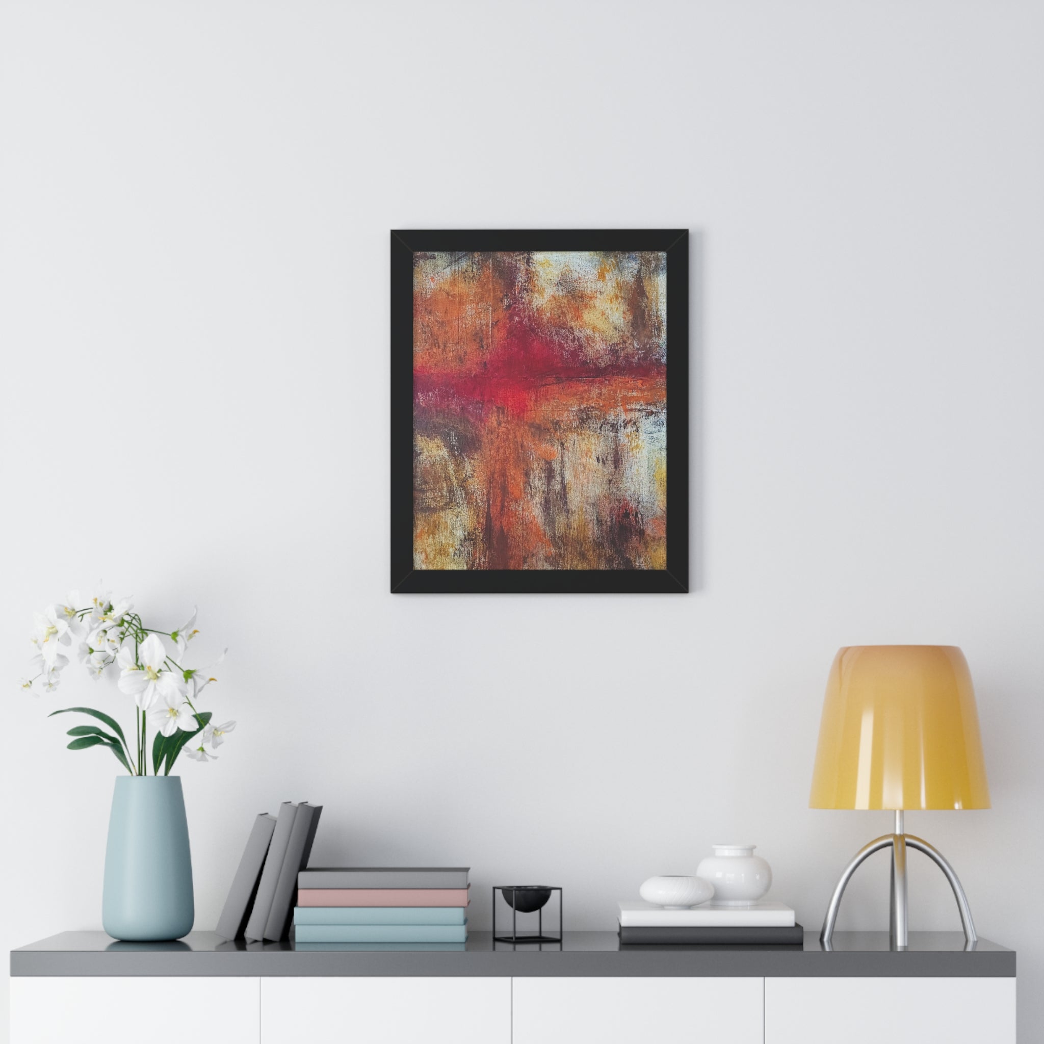 Unknown Territory Framed Art Print (Vertical) - Brian P Artwork 