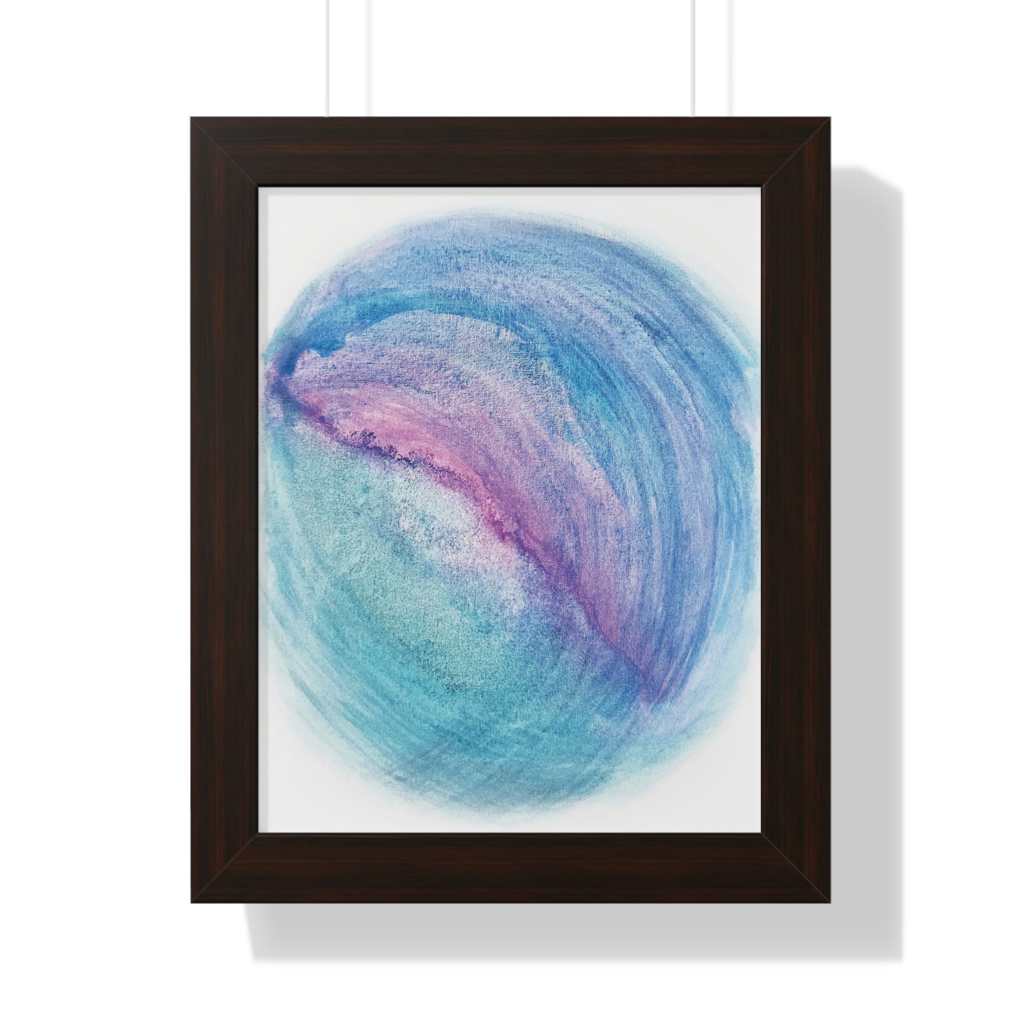 Tides of Infinity Framed Art Print (Vertical) - Brian P Artwork 