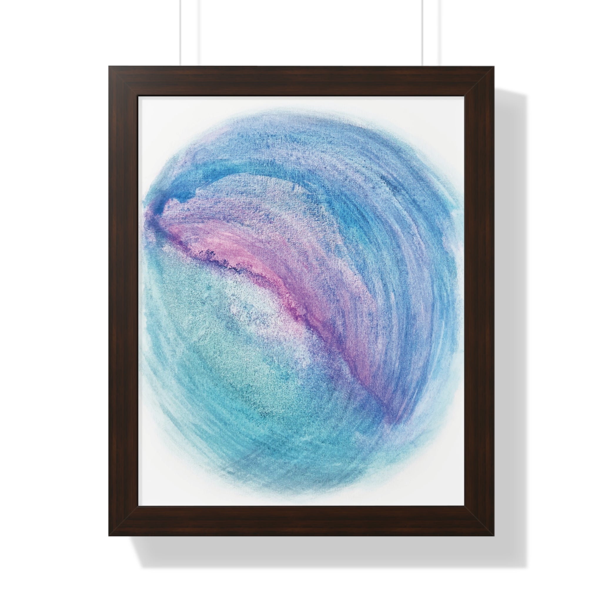 Tides of Infinity Framed Art Print (Vertical) - Brian P Artwork 