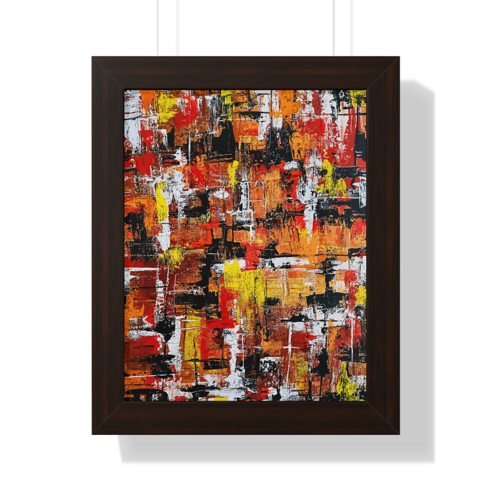 Aligning with Chaos Framed Art Print (Vertical) - Brian P Artwork 