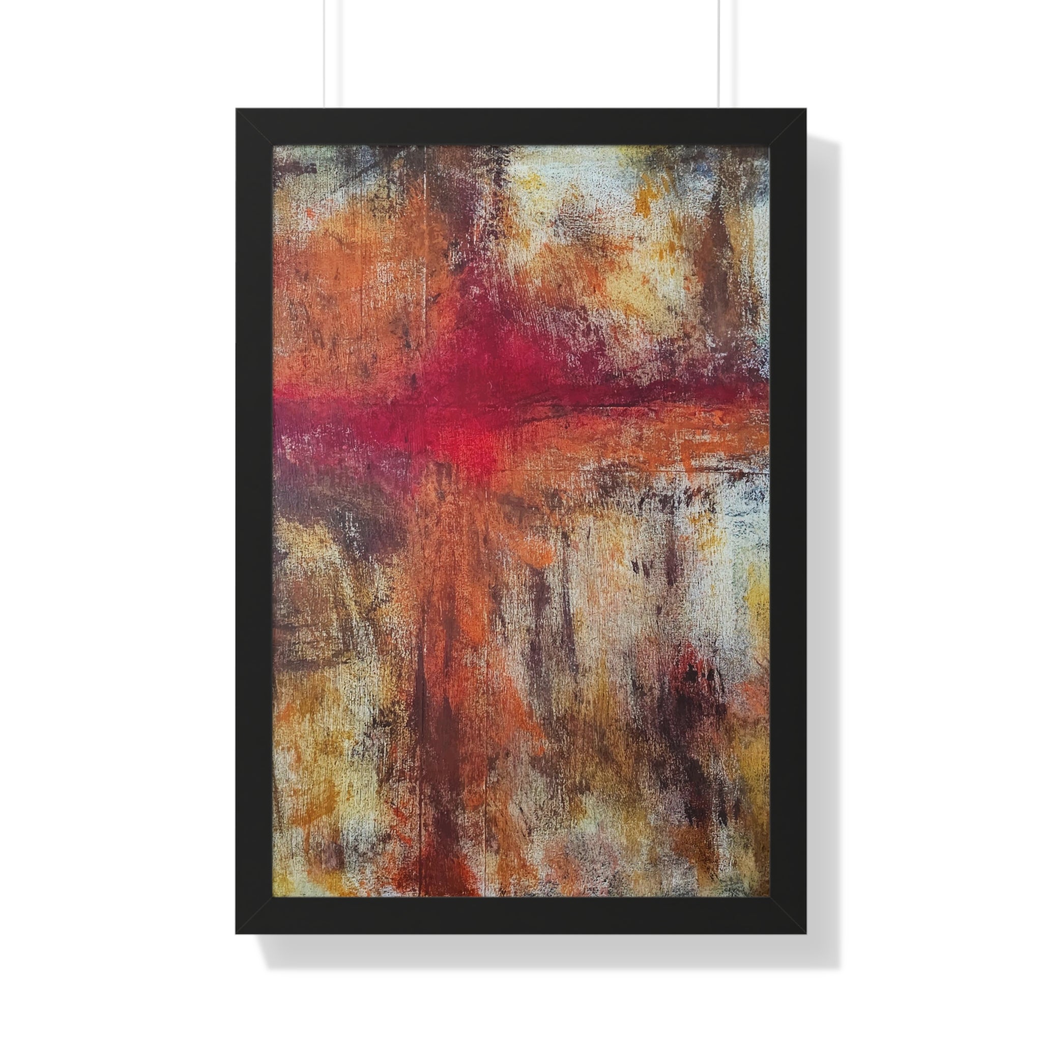 Unknown Territory Framed Art Print (Vertical) - Brian P Artwork 