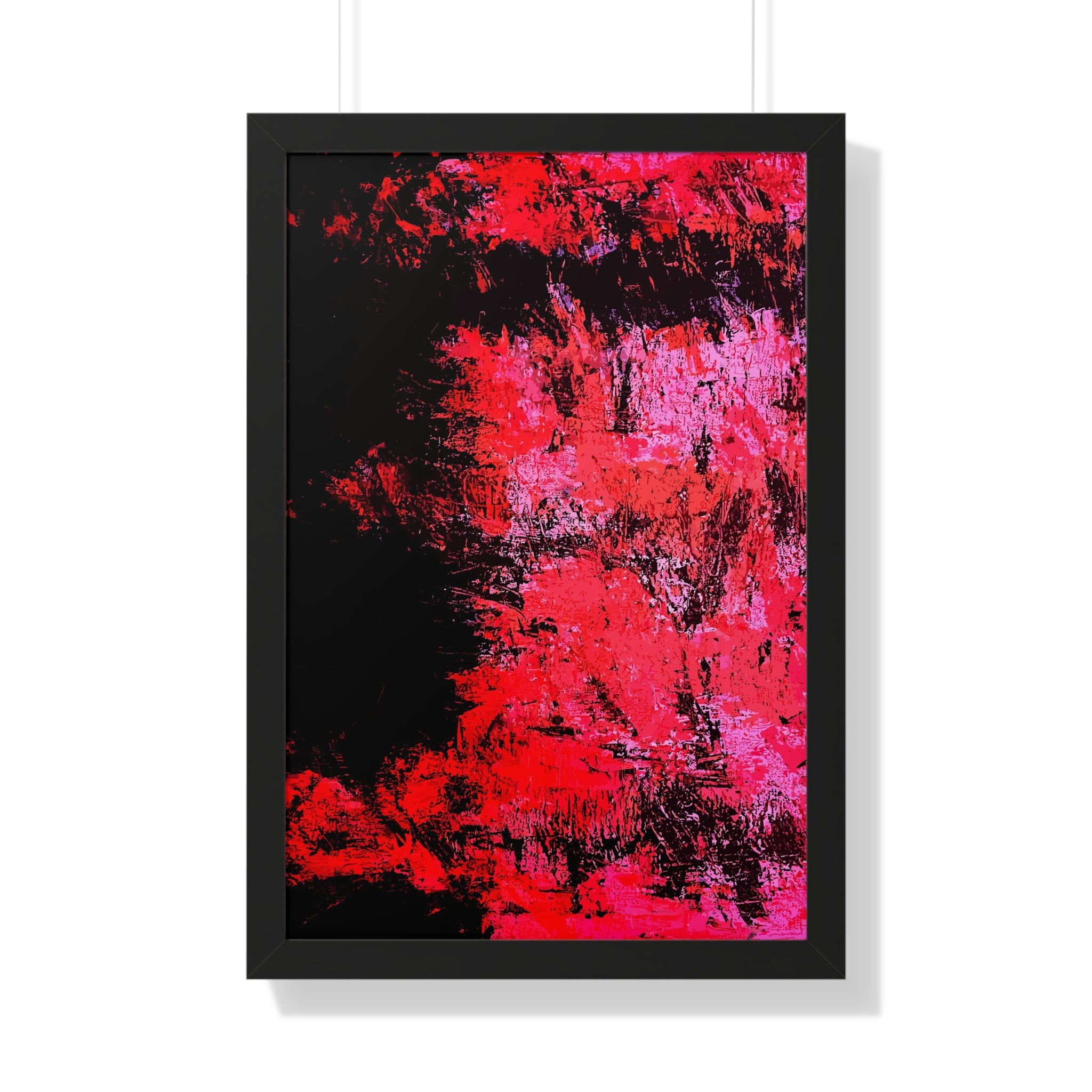 Negative Positive Framed Art Print (Vertical) - Brian P Artwork 