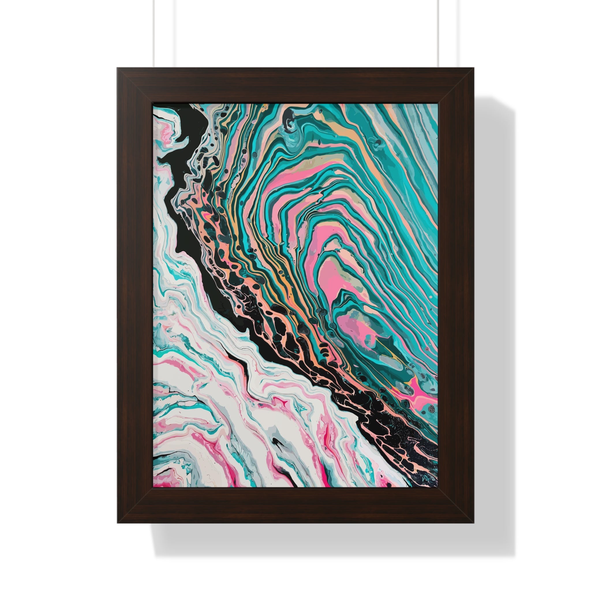 Two-Faced Framed Art Print (Vertical) - Brian P Artwork 