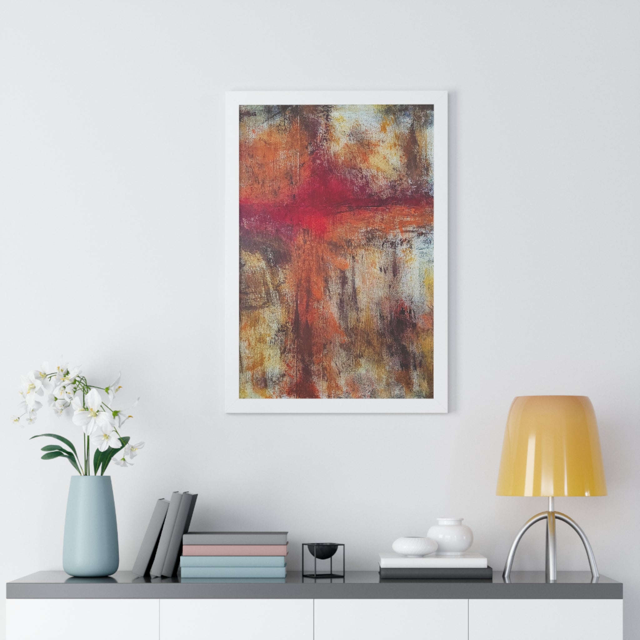 Unknown Territory Framed Art Print (Vertical) - Brian P Artwork 