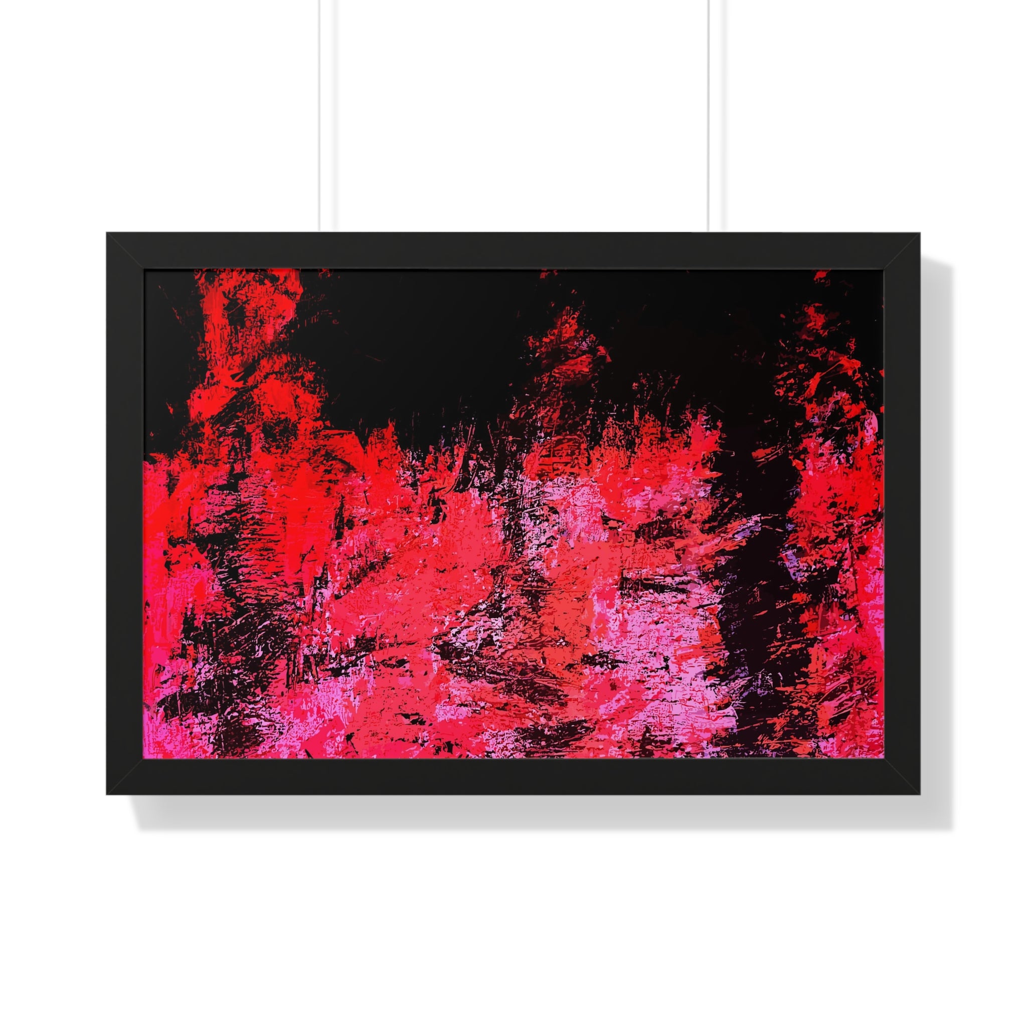 Negative Positive Framed Art Print (Horizontal) - Brian P Artwork 