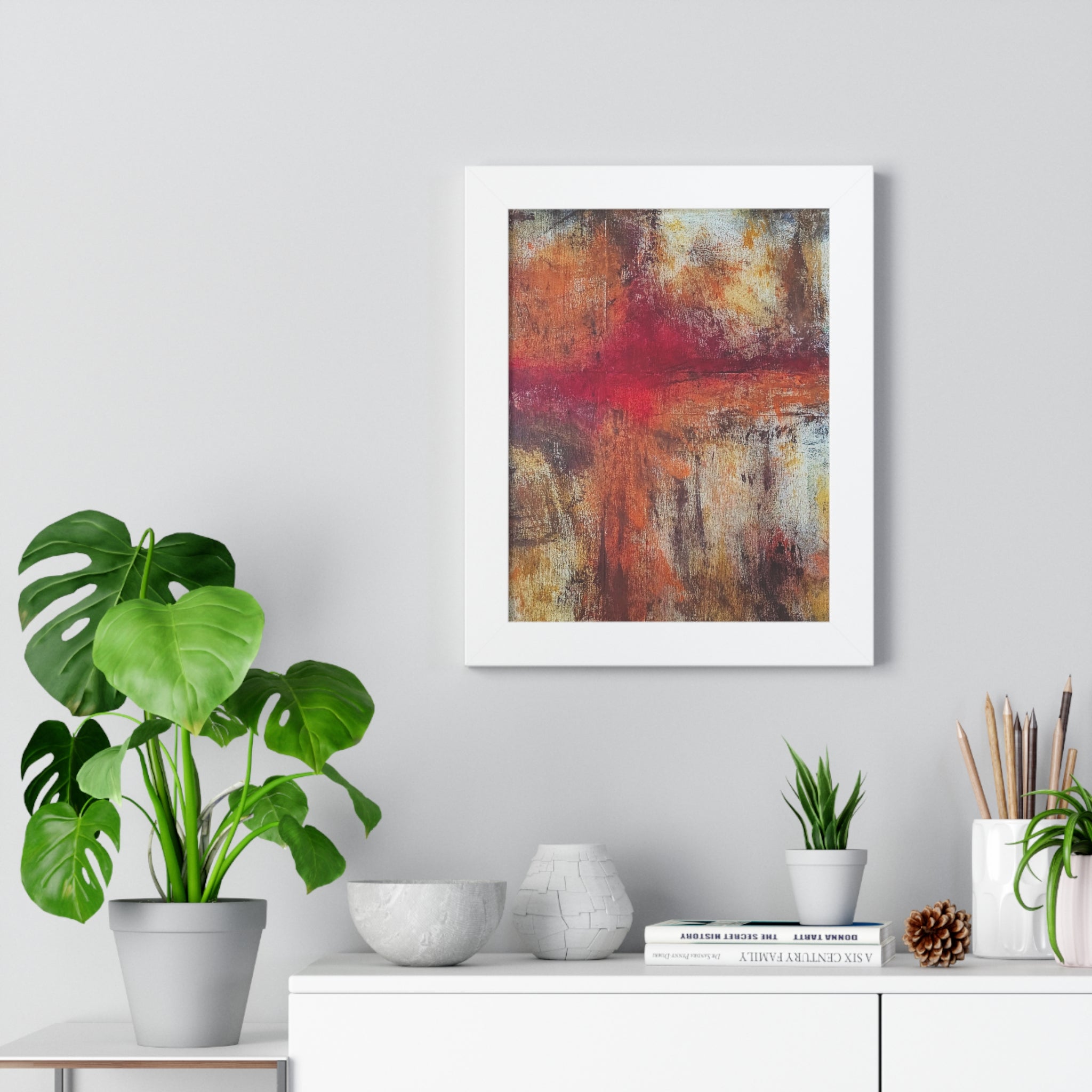 Unknown Territory Framed Art Print (Vertical) - Brian P Artwork 