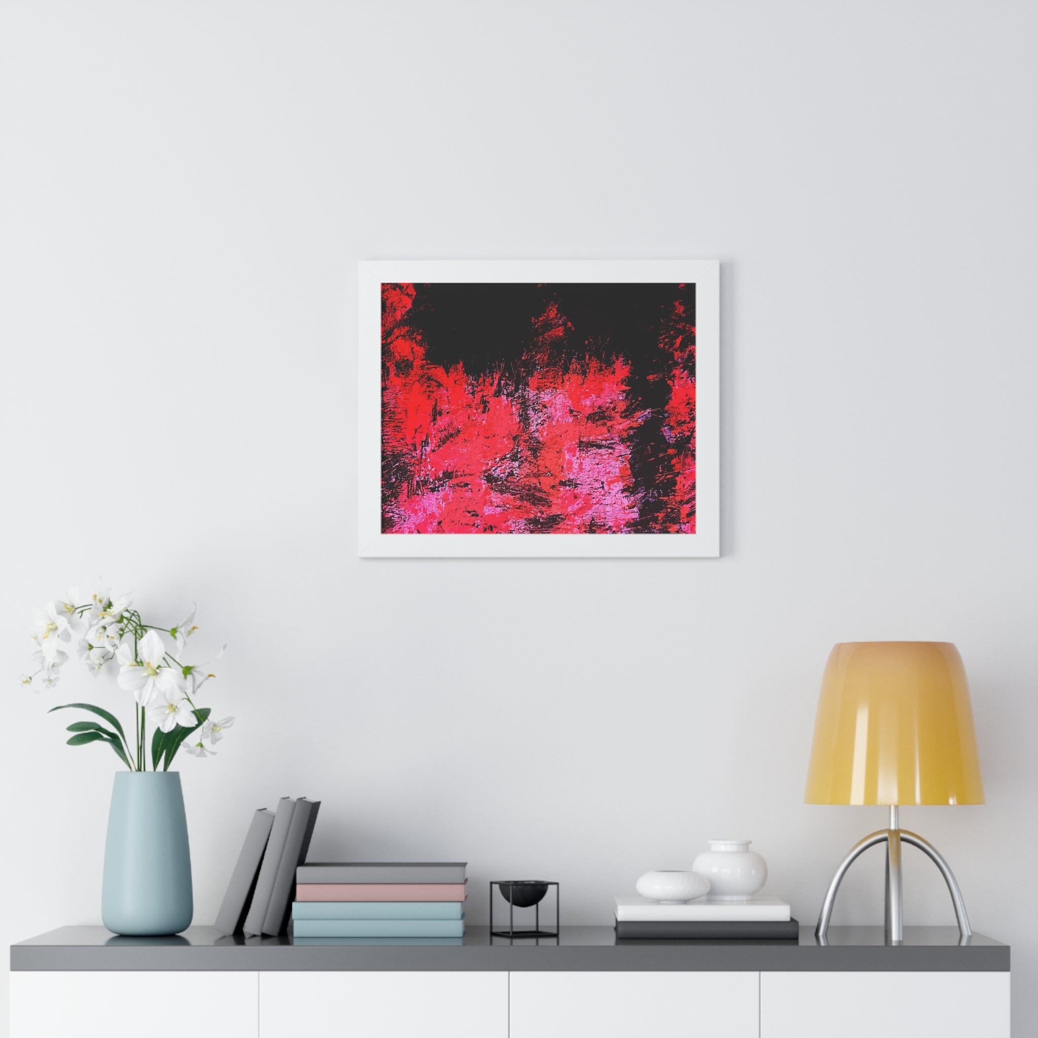 Negative Positive Framed Art Print (Horizontal) - Brian P Artwork 