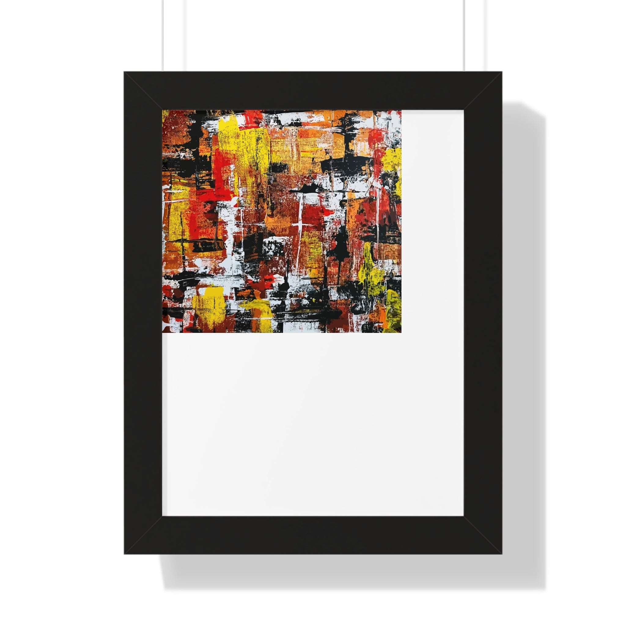 Aligning with Chaos Framed Art Print (Vertical) - Brian P Artwork 