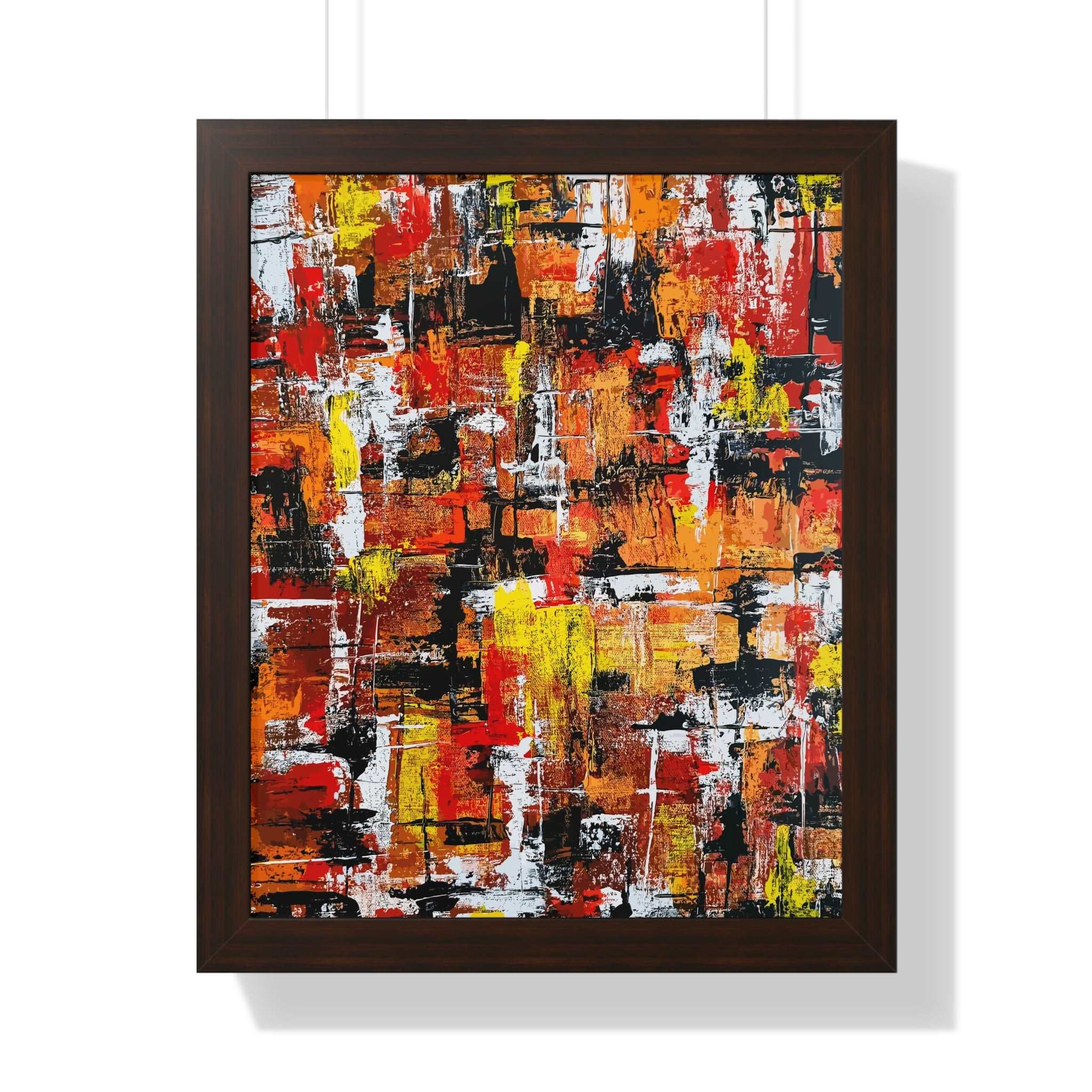 Aligning with Chaos Framed Art Print (Vertical)