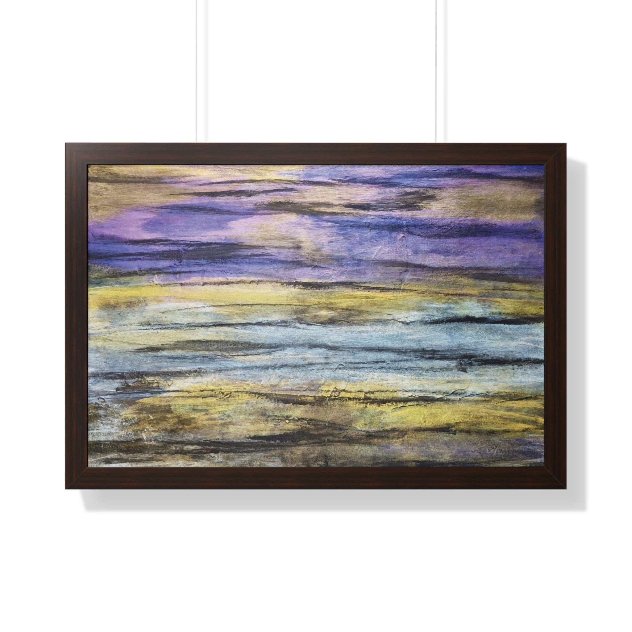 Twilight Woods Framed Art Print (Horizontal)