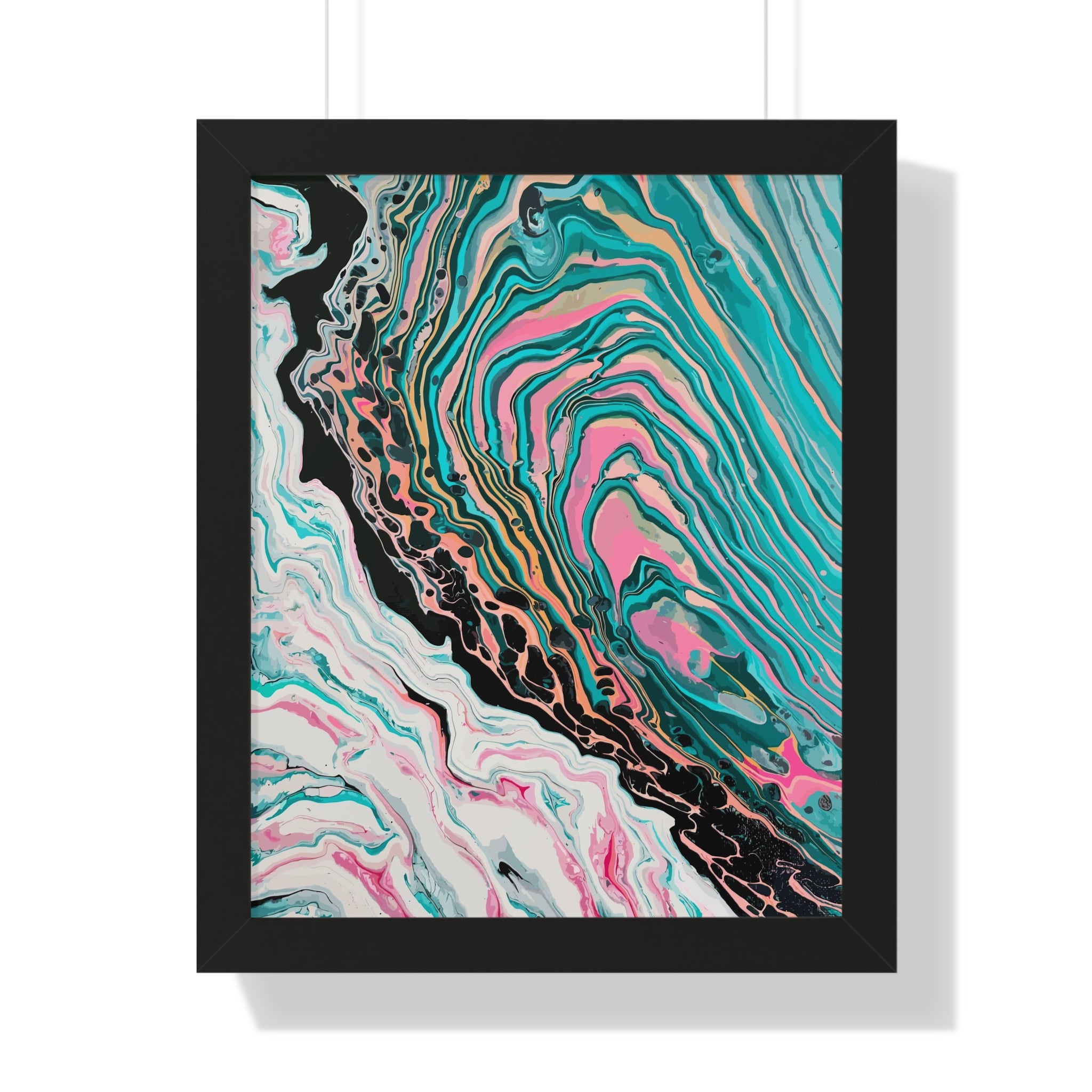 Two-Faced Framed Art Print (Vertical) - Brian P Artwork 