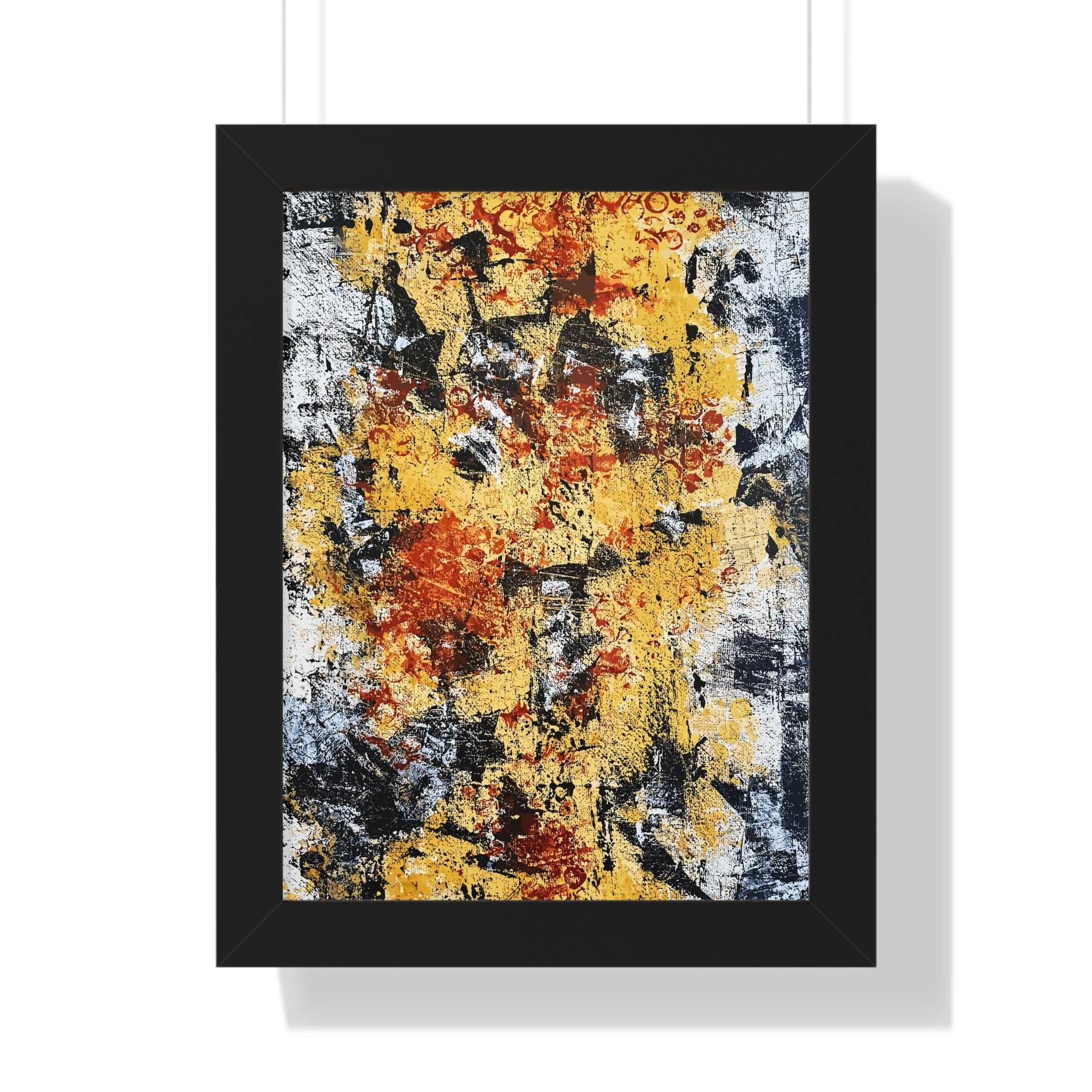 Dot Dot Dot Framed Art Print (Vertical) - Brian P Artwork 