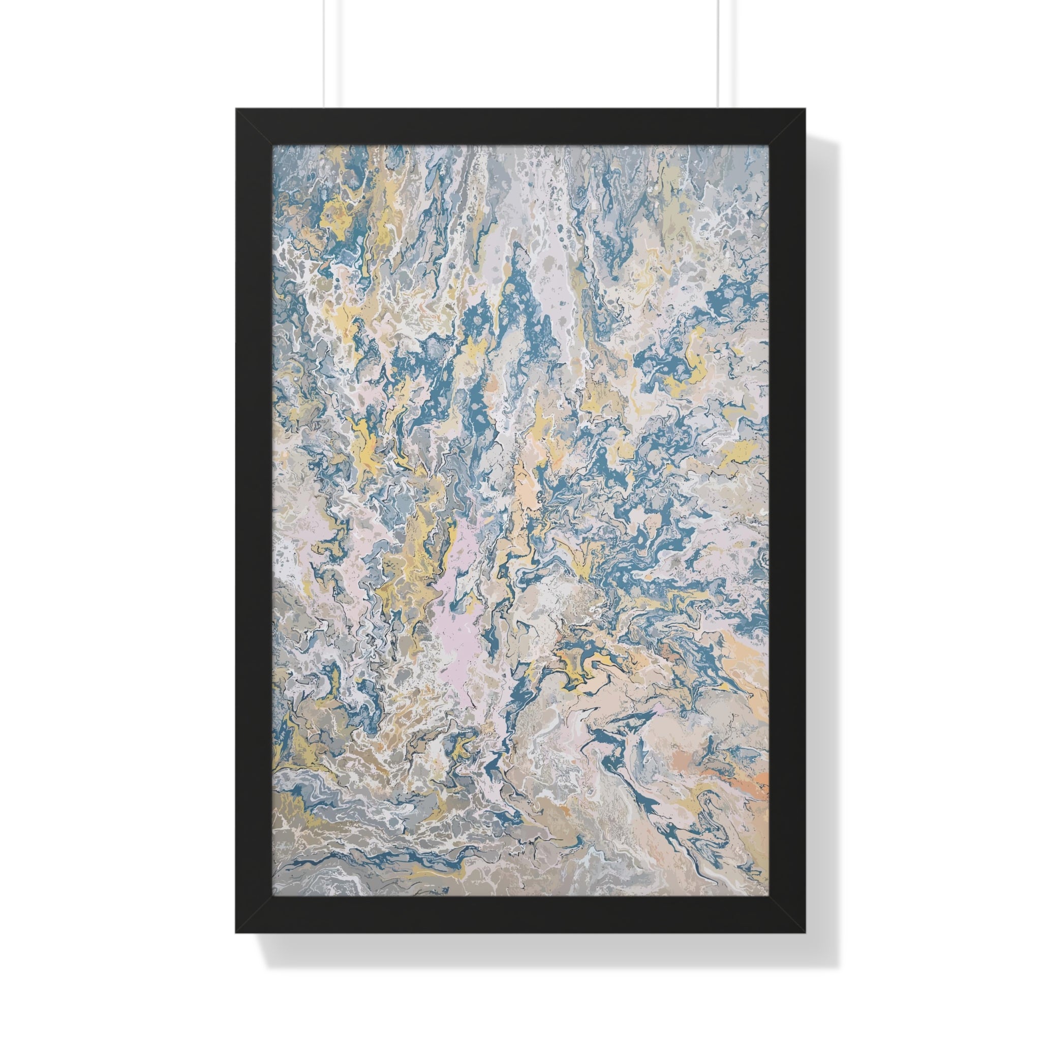 Weight of Choice Framed Art Print (Vertical) - Brian P Artwork 