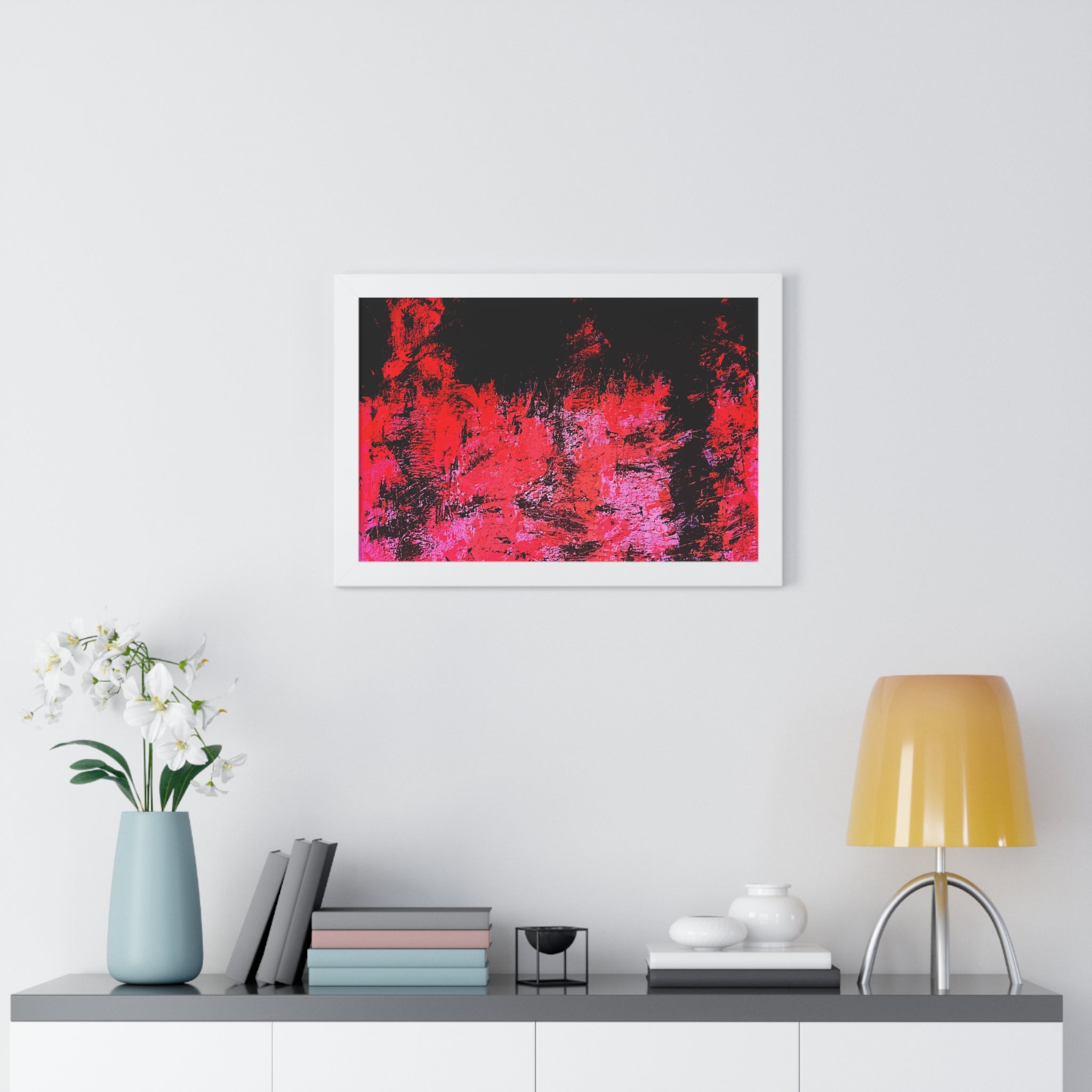 Negative Positive Framed Art Print (Horizontal) - Brian P Artwork 