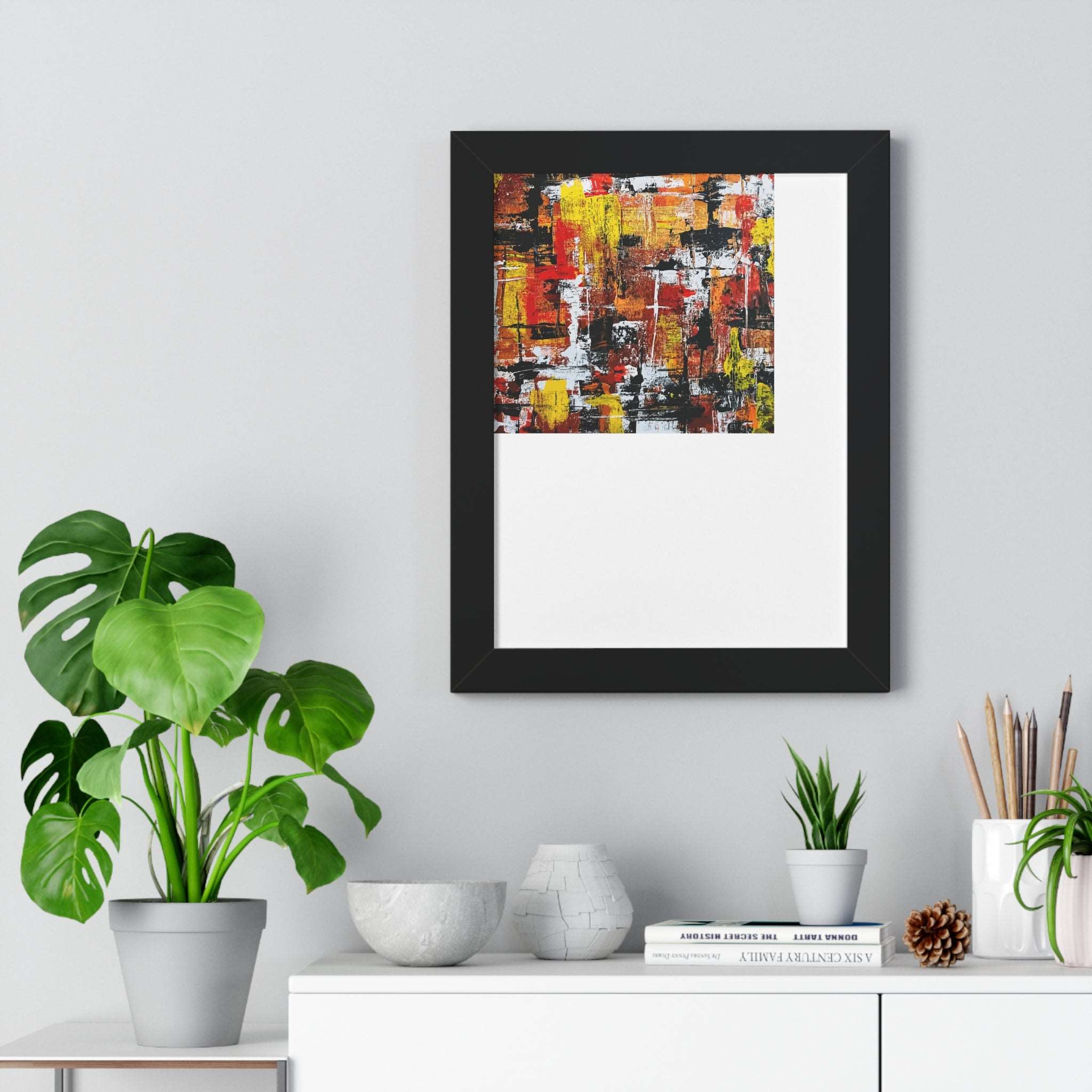 Aligning with Chaos Framed Art Print (Vertical) - Brian P Artwork 