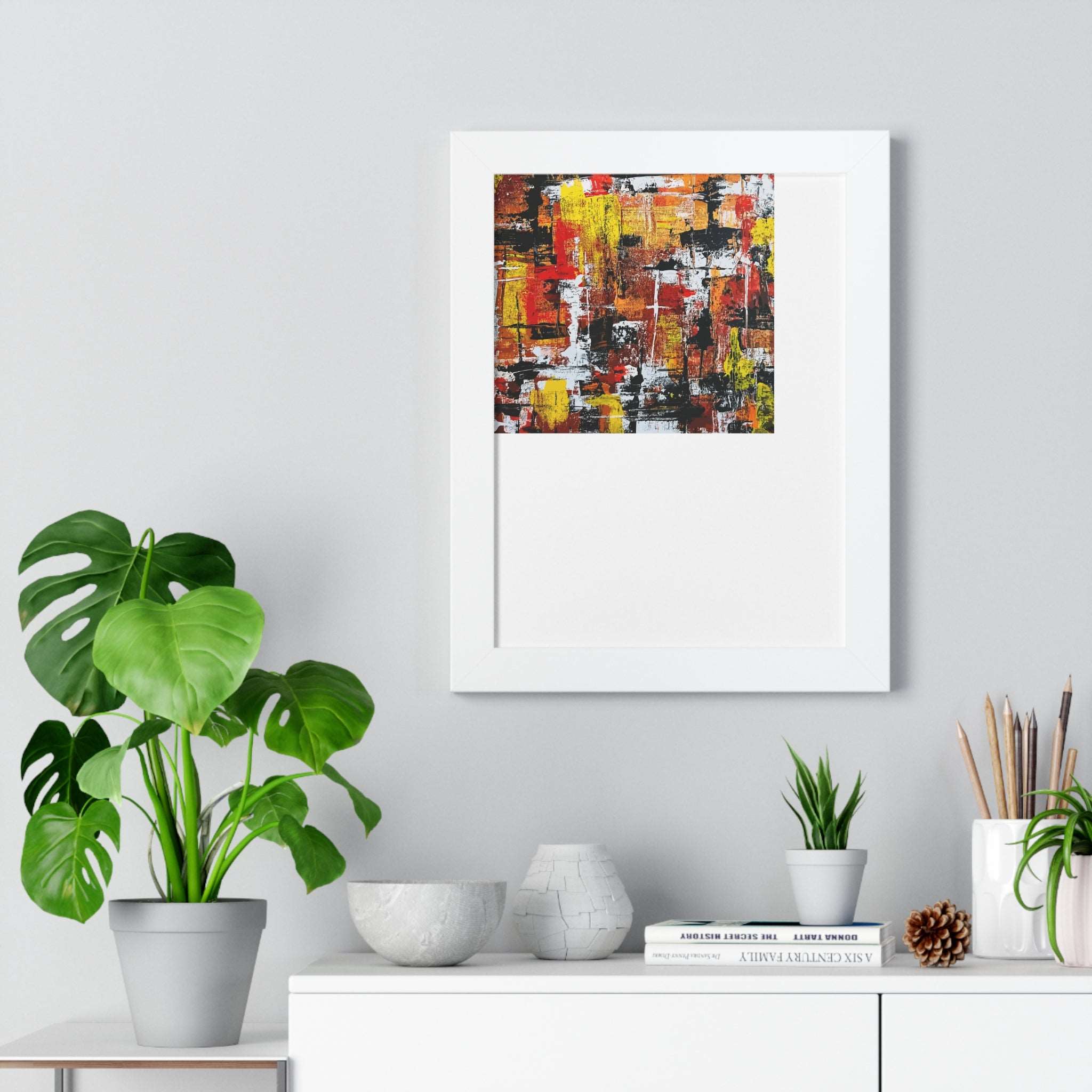 Aligning with Chaos Framed Art Print (Vertical) - Brian P Artwork 