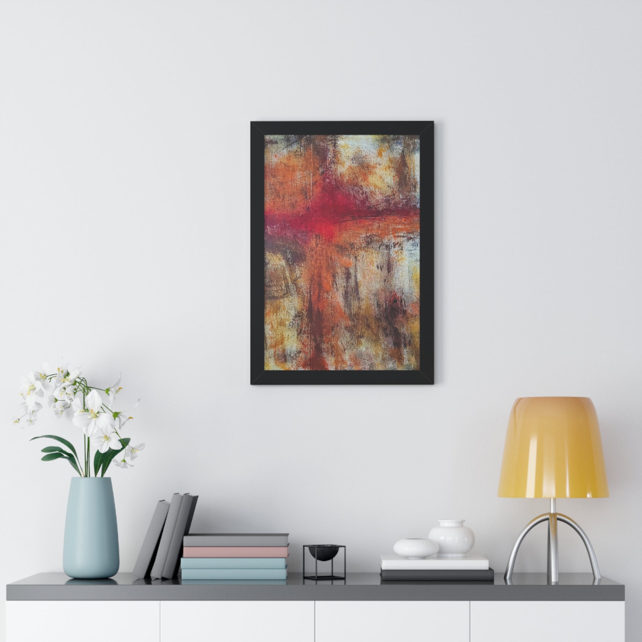 Unknown Territory Framed Art Print (Vertical) - Brian P Artwork 