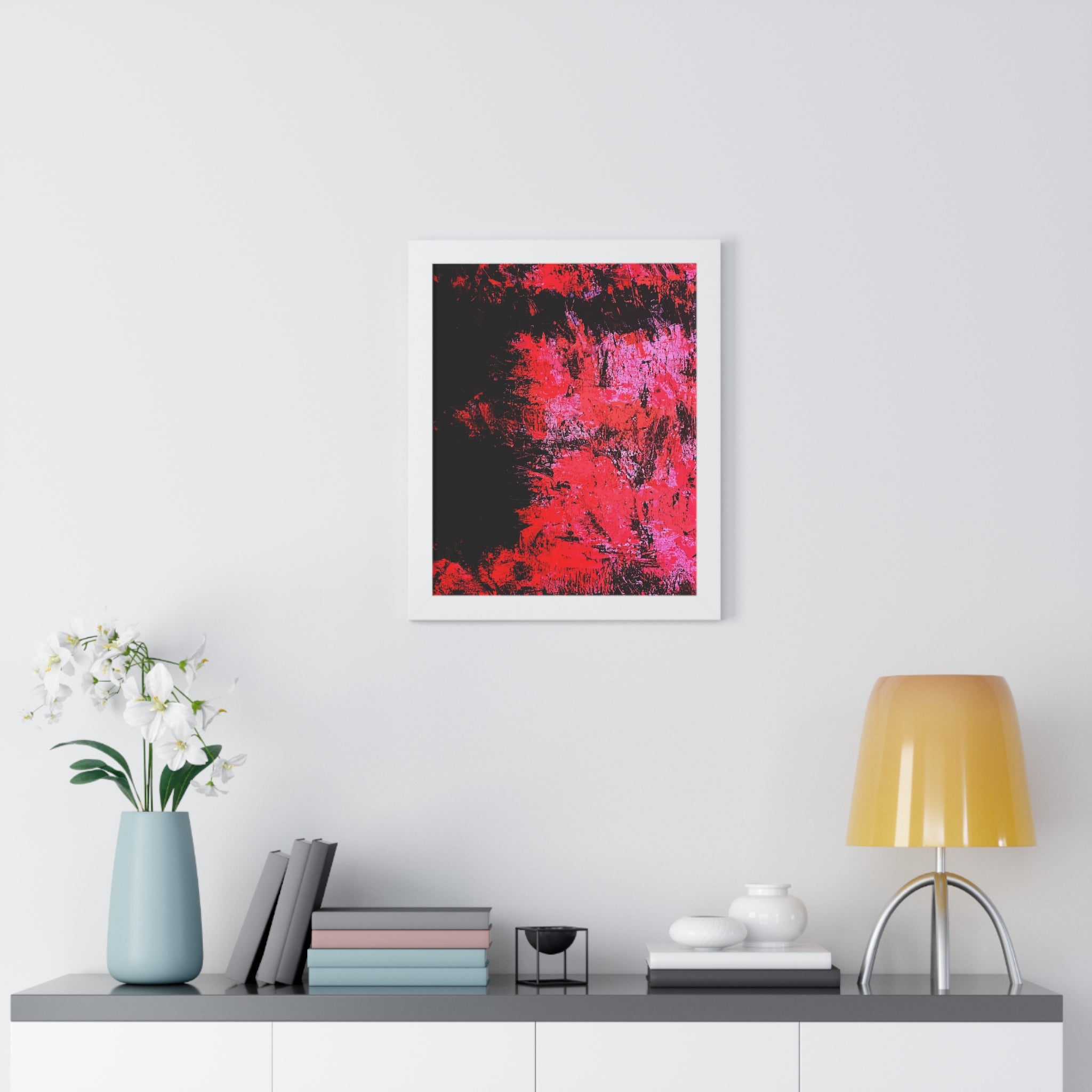 Negative Positive Framed Art Print (Vertical) - Brian P Artwork 