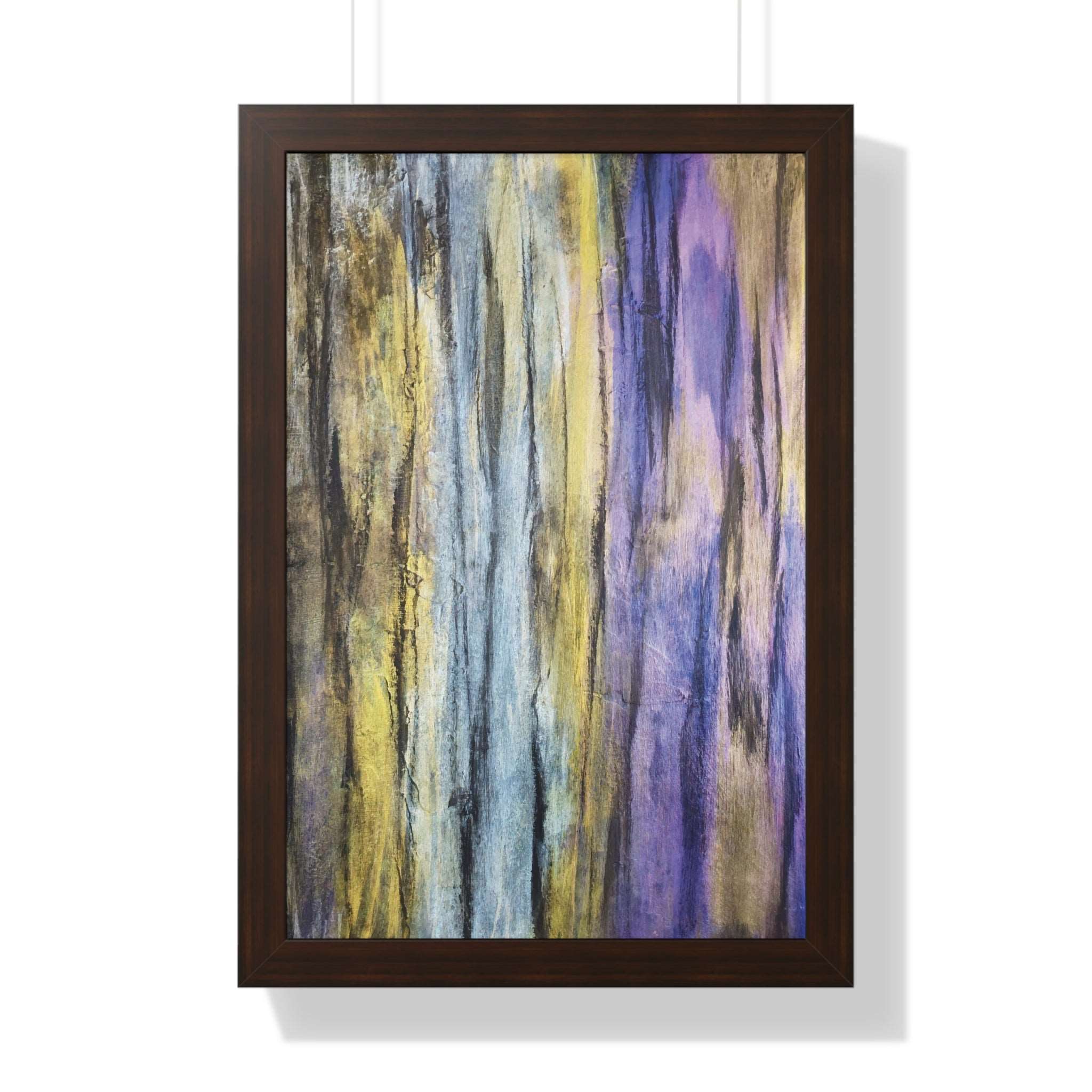 Twilight Woods Framed Art Print (Vertical)