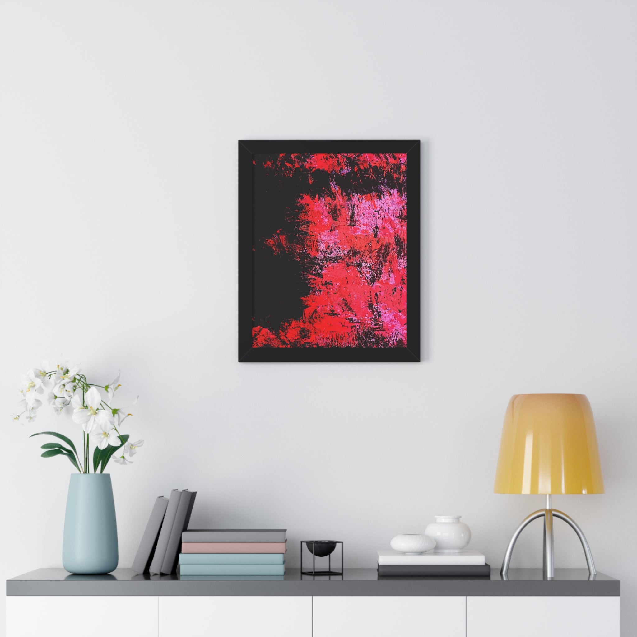 Negative Positive Framed Art Print (Vertical) - Brian P Artwork 