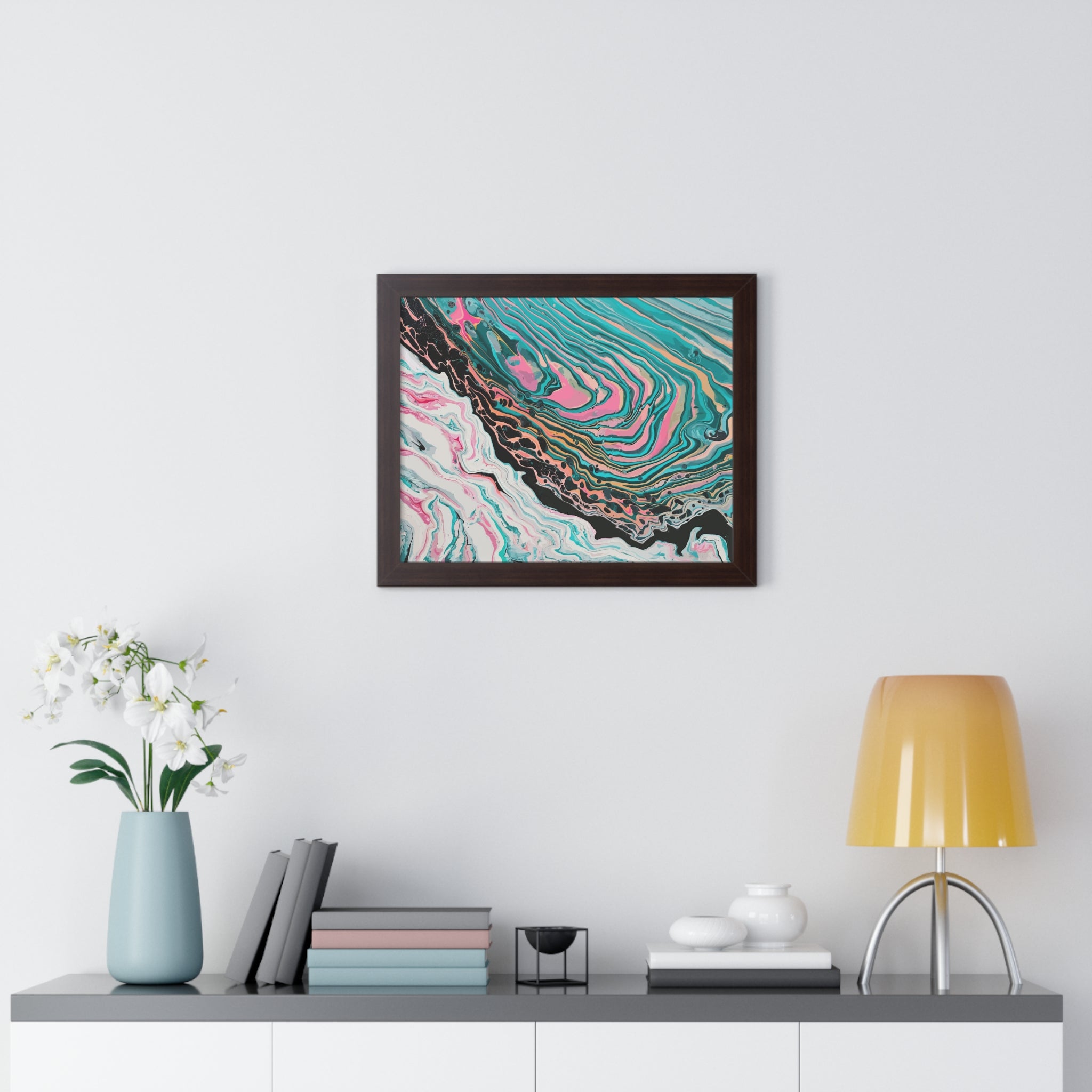 Two-Faced Framed Art Print (Horizontal) - Brian P Artwork 