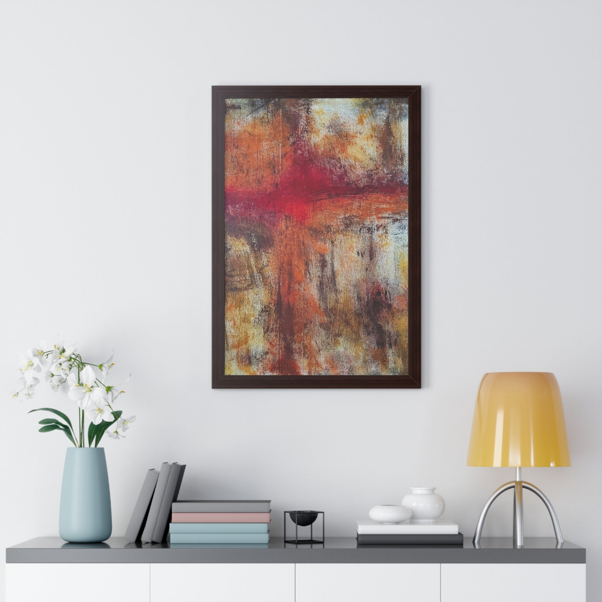 Unknown Territory Framed Art Print (Vertical) - Brian P Artwork 