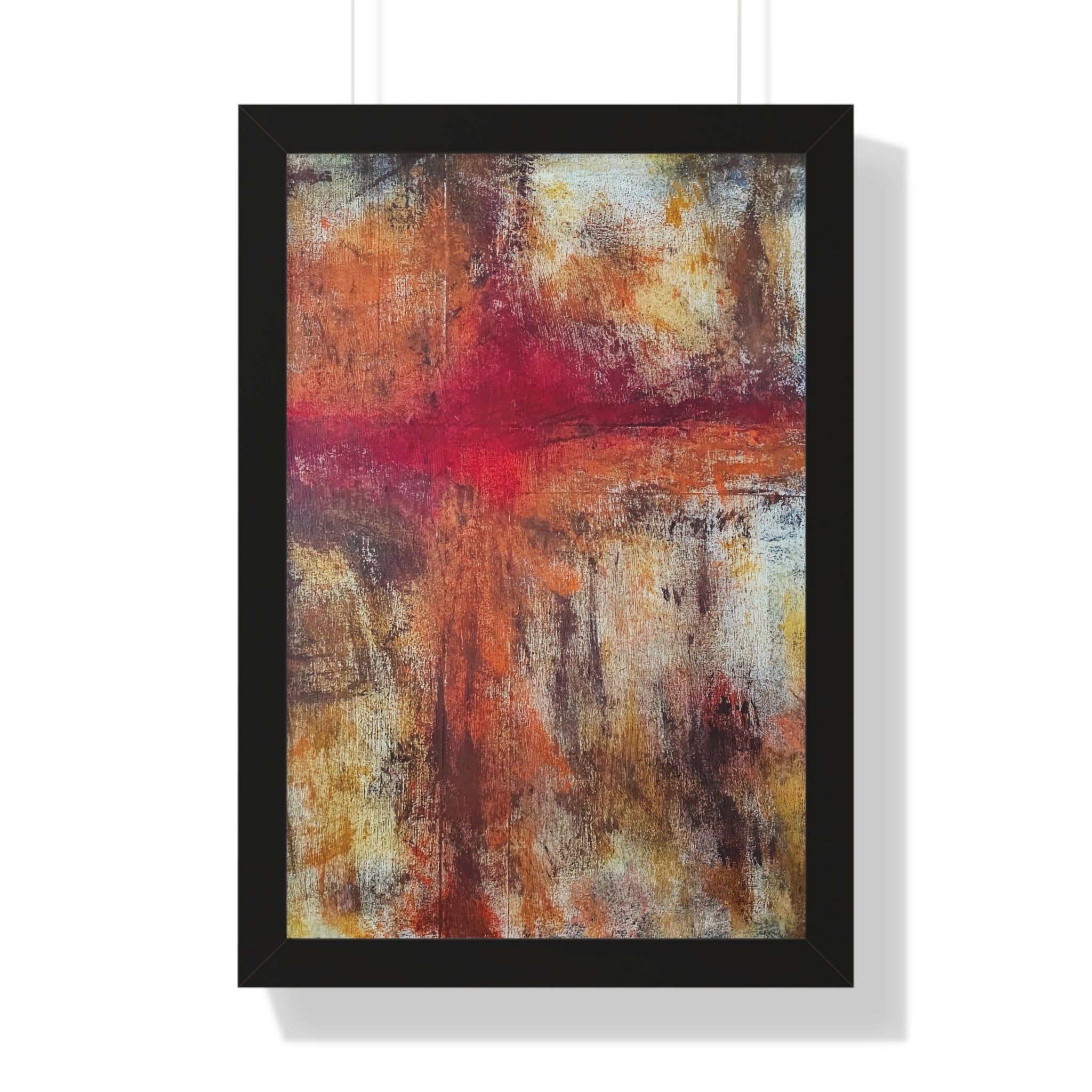 Unknown Territory Framed Art Print (Vertical) - Brian P Artwork 