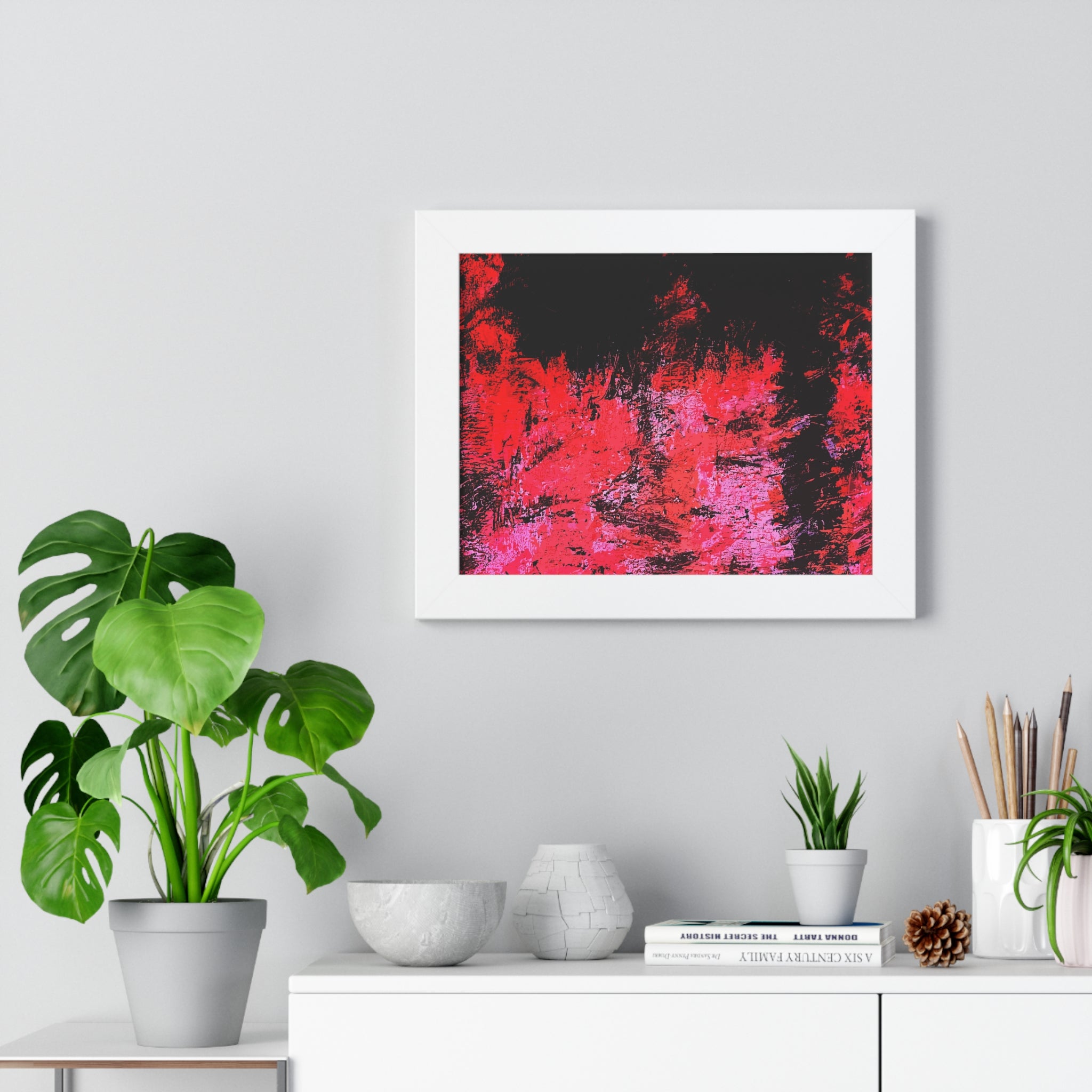 Negative Positive Framed Art Print (Horizontal) - Brian P Artwork 