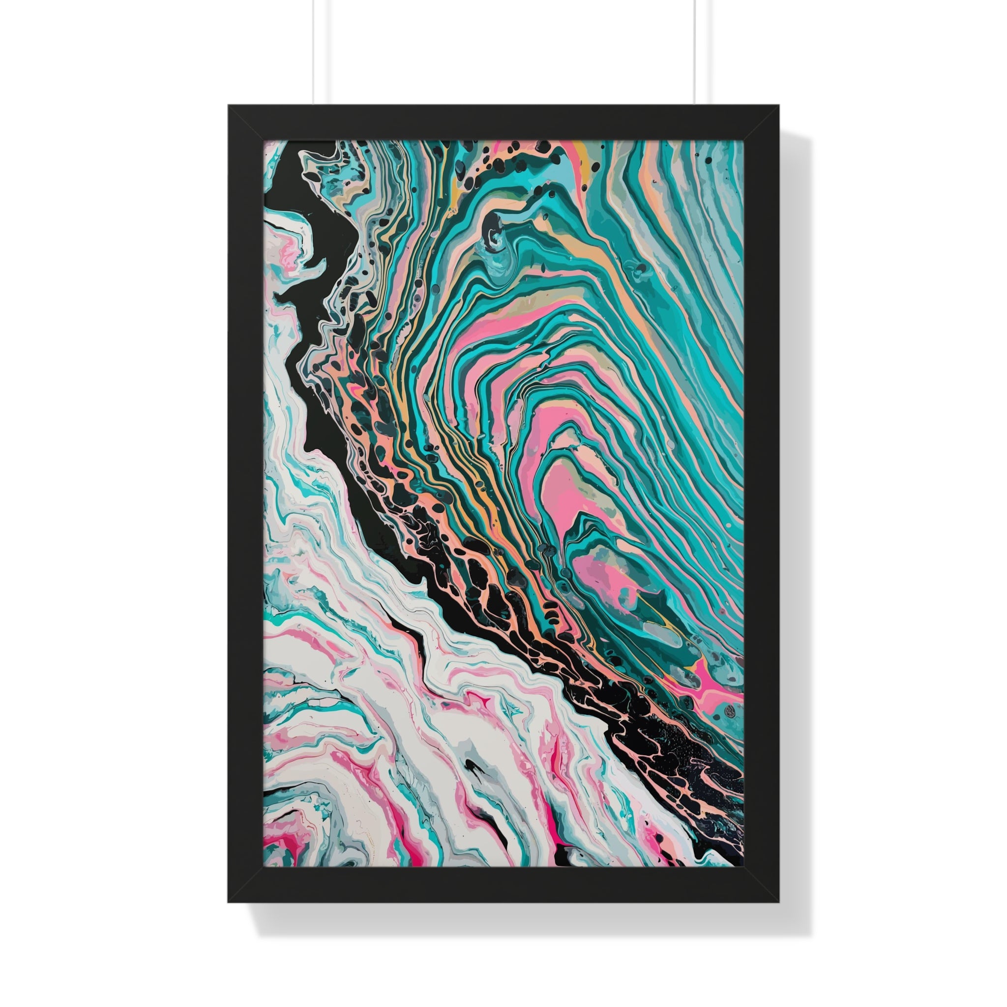 Two-Faced Framed Art Print (Vertical) - Brian P Artwork 