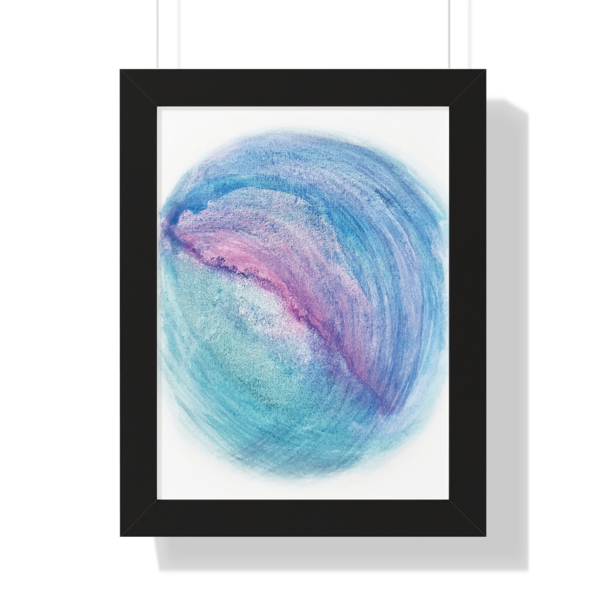 Tides of Infinity Framed Art Print (Vertical) - Brian P Artwork 