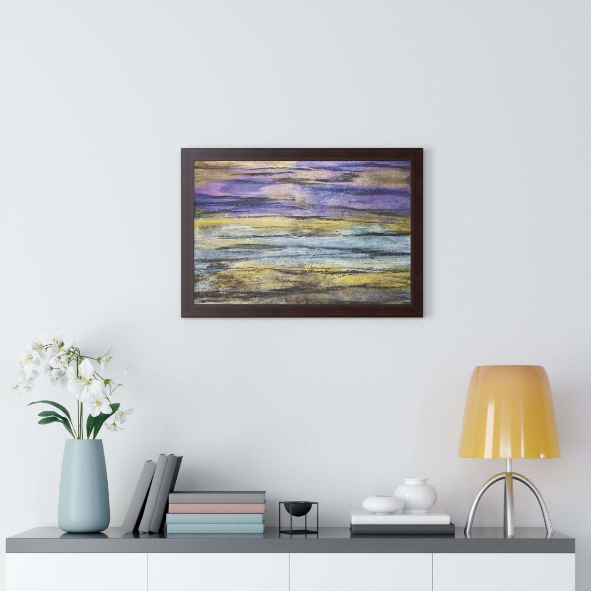 Twilight Woods Framed Art Print (Horizontal) - Brian P Artwork 