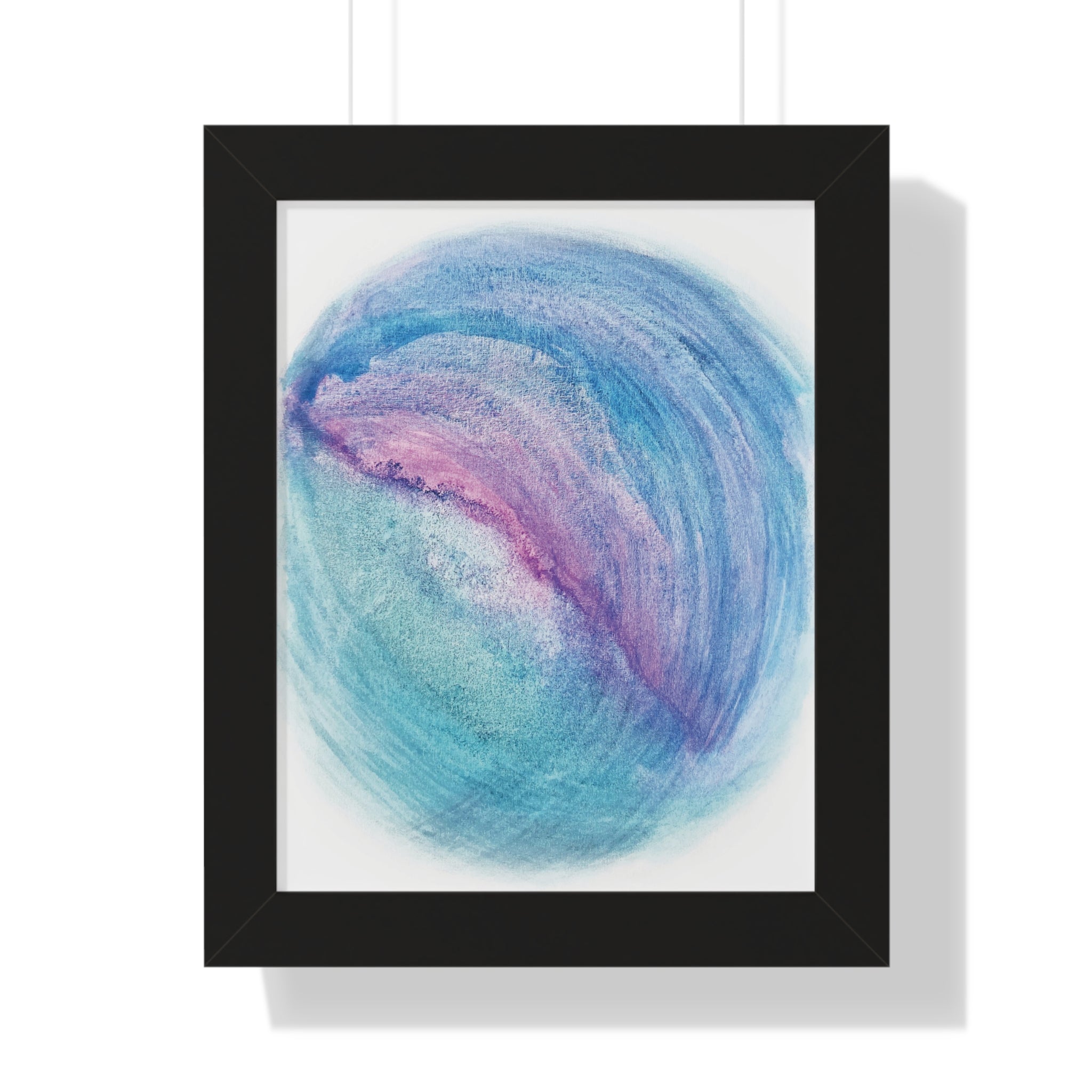 Tides of Infinity Framed Art Print (Vertical) - Brian P Artwork 