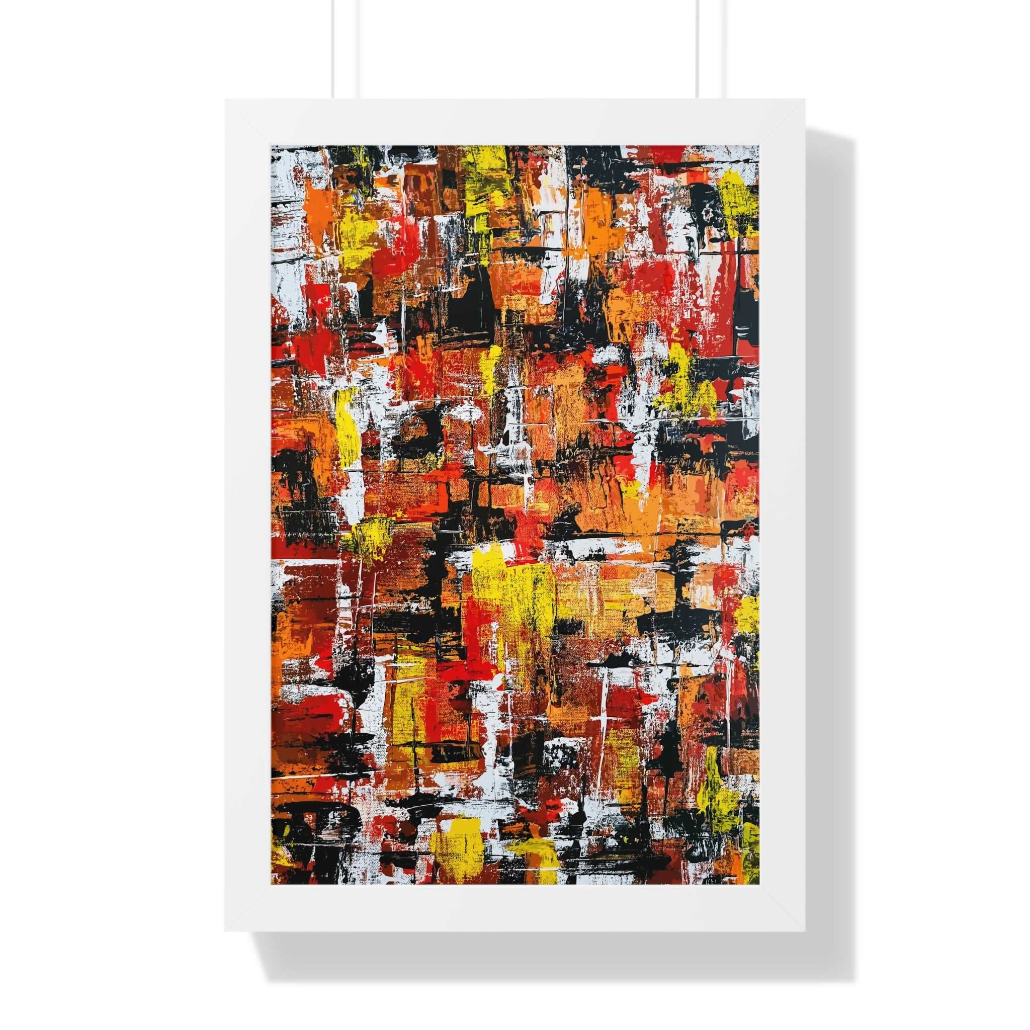 Aligning with Chaos Framed Art Print (Vertical)