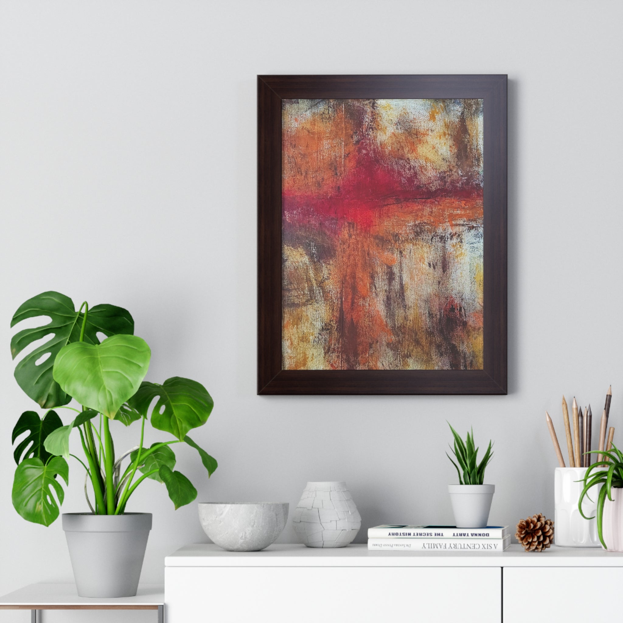 Unknown Territory Framed Art Print (Vertical) - Brian P Artwork 