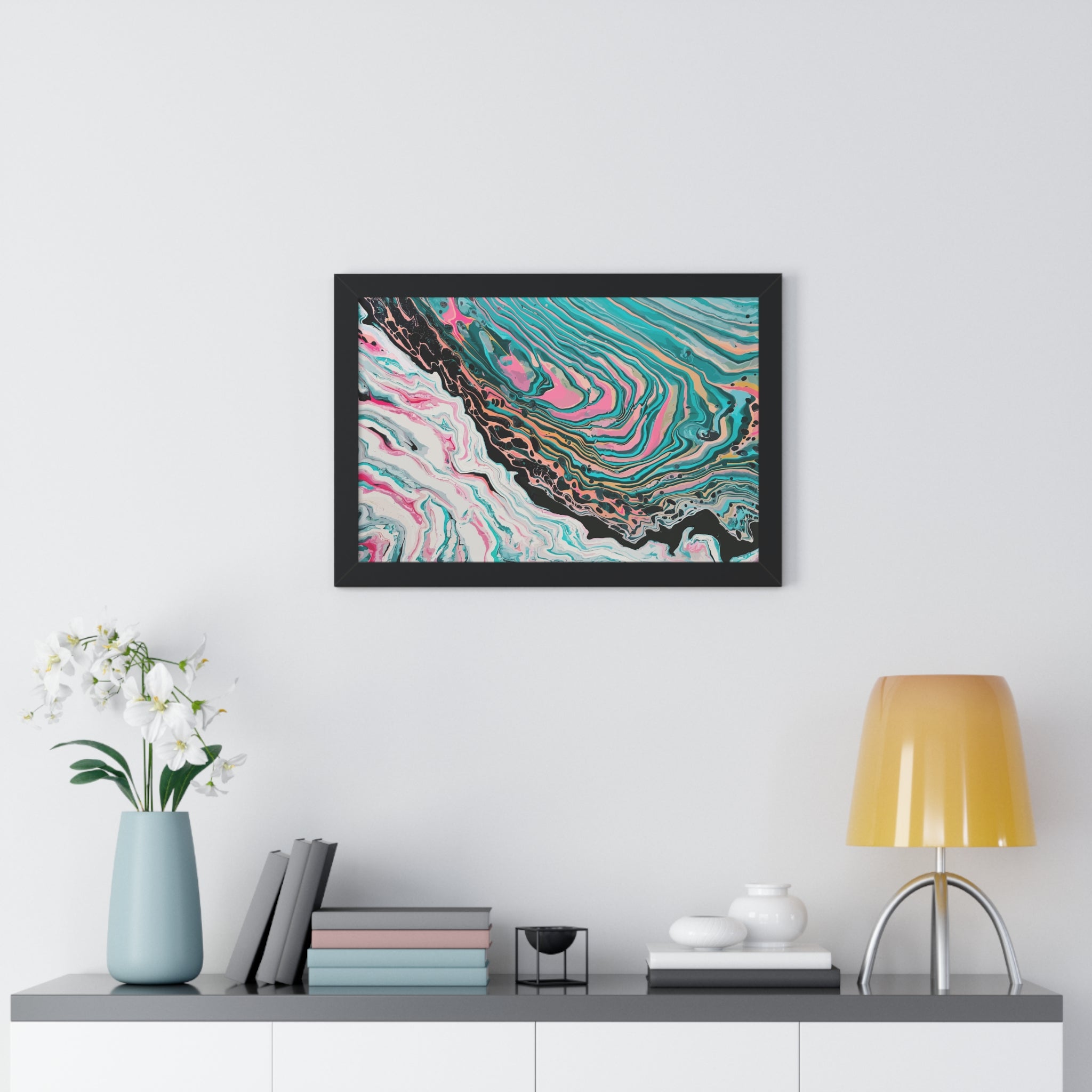 Two-Faced Framed Art Print (Horizontal) - Brian P Artwork 