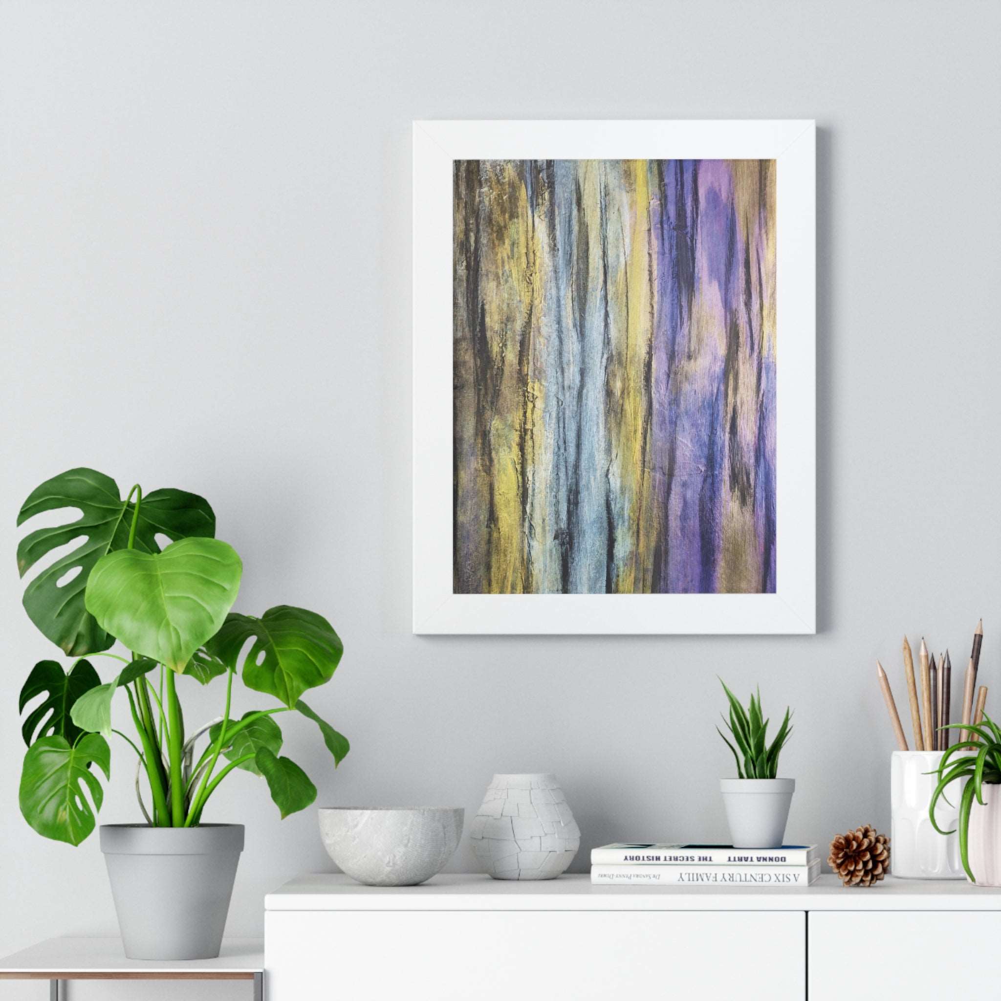 Twilight Woods Framed Art Print (Vertical) - Brian P Artwork 