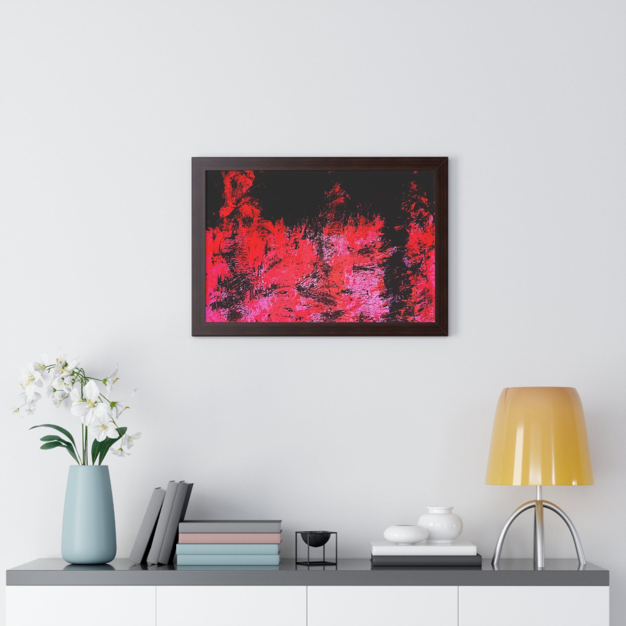 Negative Positive Framed Art Print (Horizontal) - Brian P Artwork 