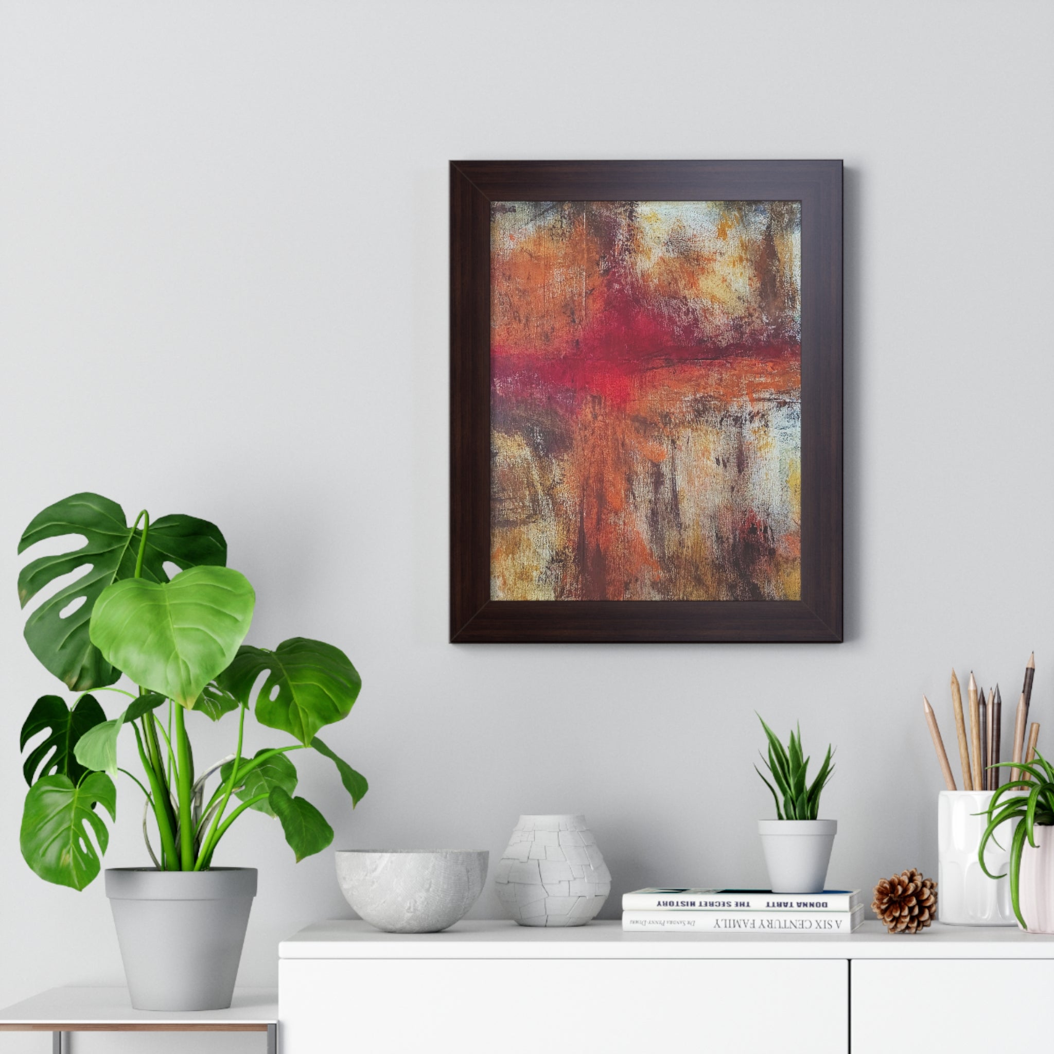 Unknown Territory Framed Art Print (Vertical) - Brian P Artwork 