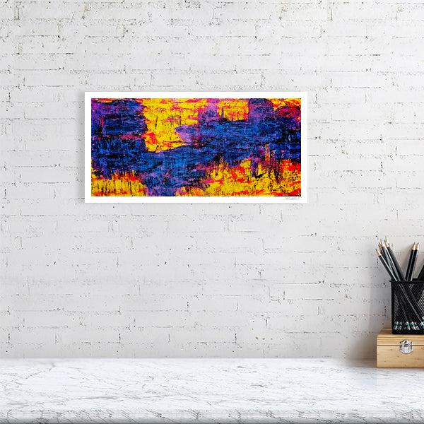 Radiant Reverie | Abstract Horizontal Art Print | Premium Wall Art for Living Room & Office - Brian P Artwork 