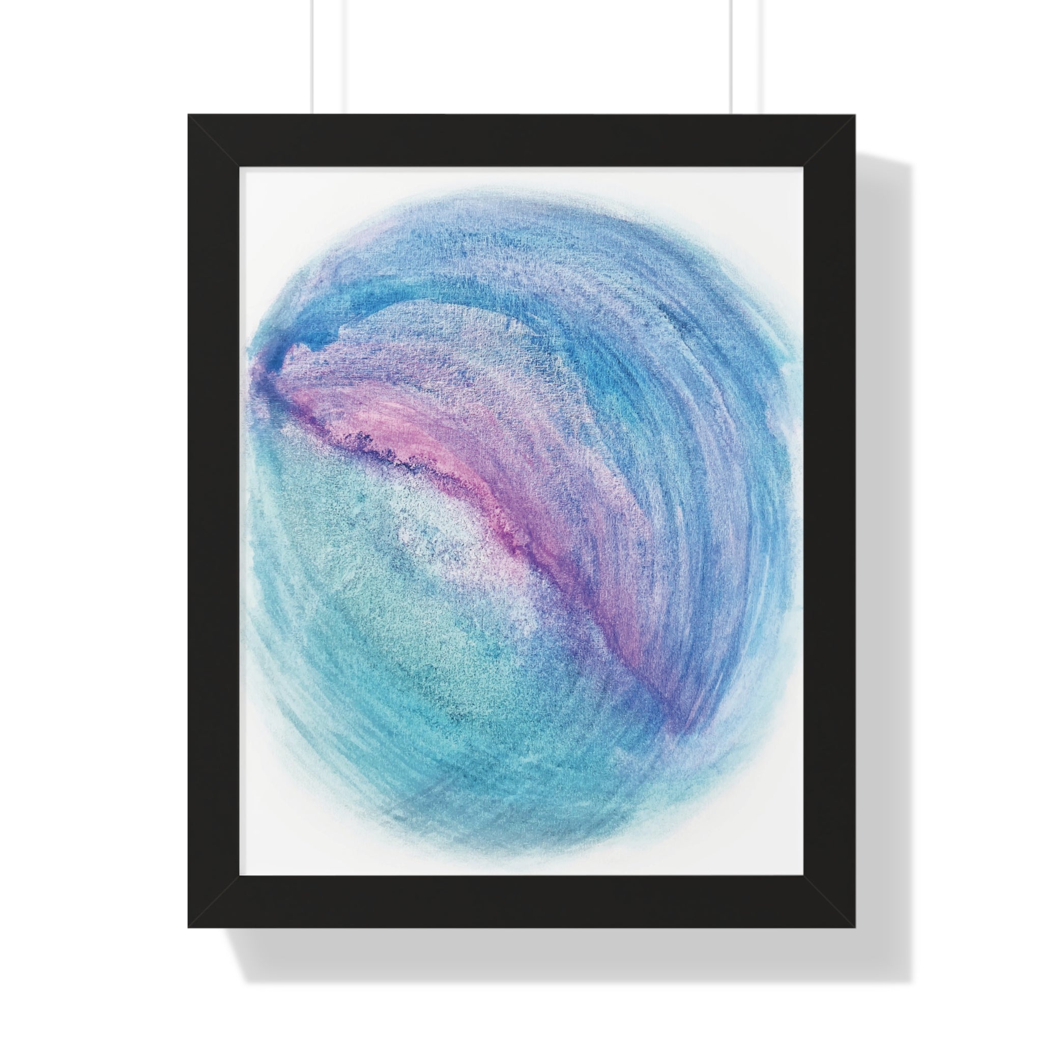 Tides of Infinity Framed Art Print (Vertical) - Brian P Artwork 