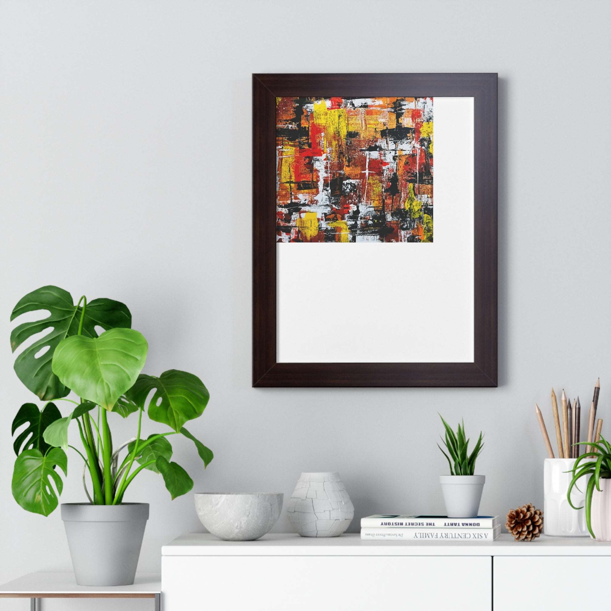 Aligning with Chaos Framed Art Print (Vertical) - Brian P Artwork 