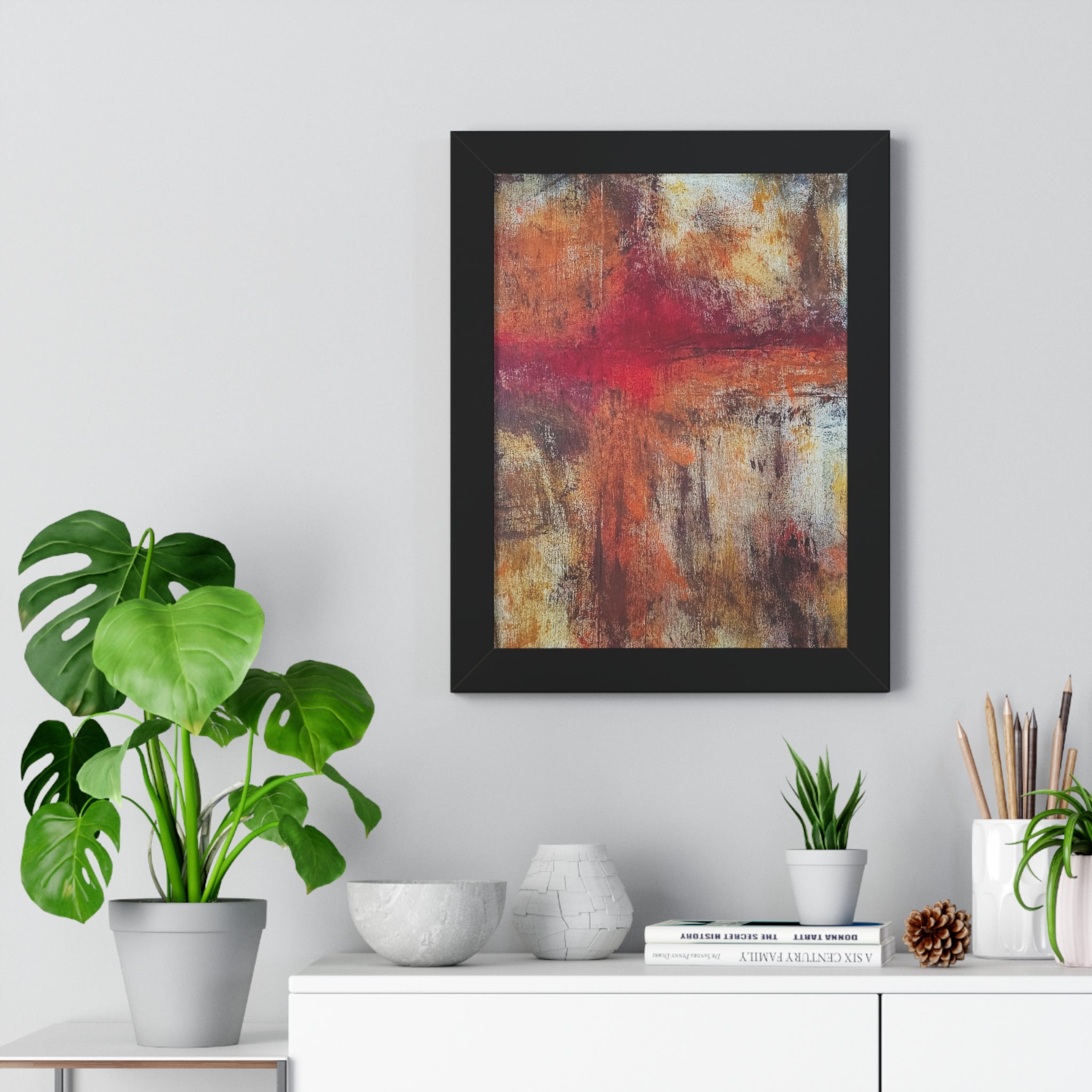 Unknown Territory Framed Art Print (Vertical) - Brian P Artwork 