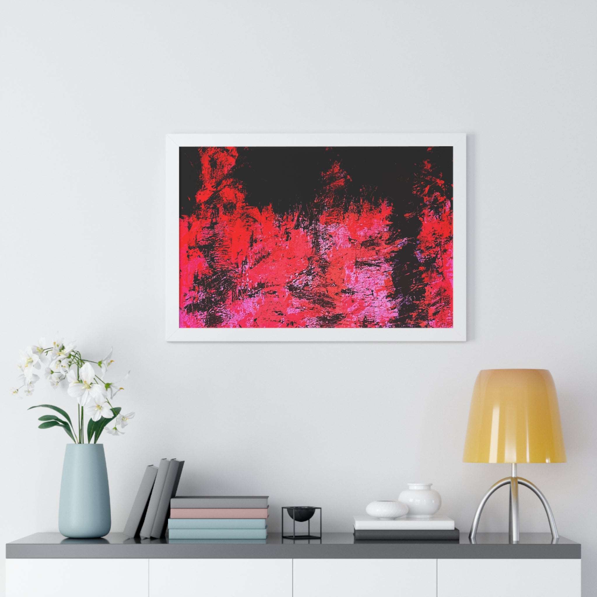 Negative Positive Framed Art Print (Horizontal) - Brian P Artwork 