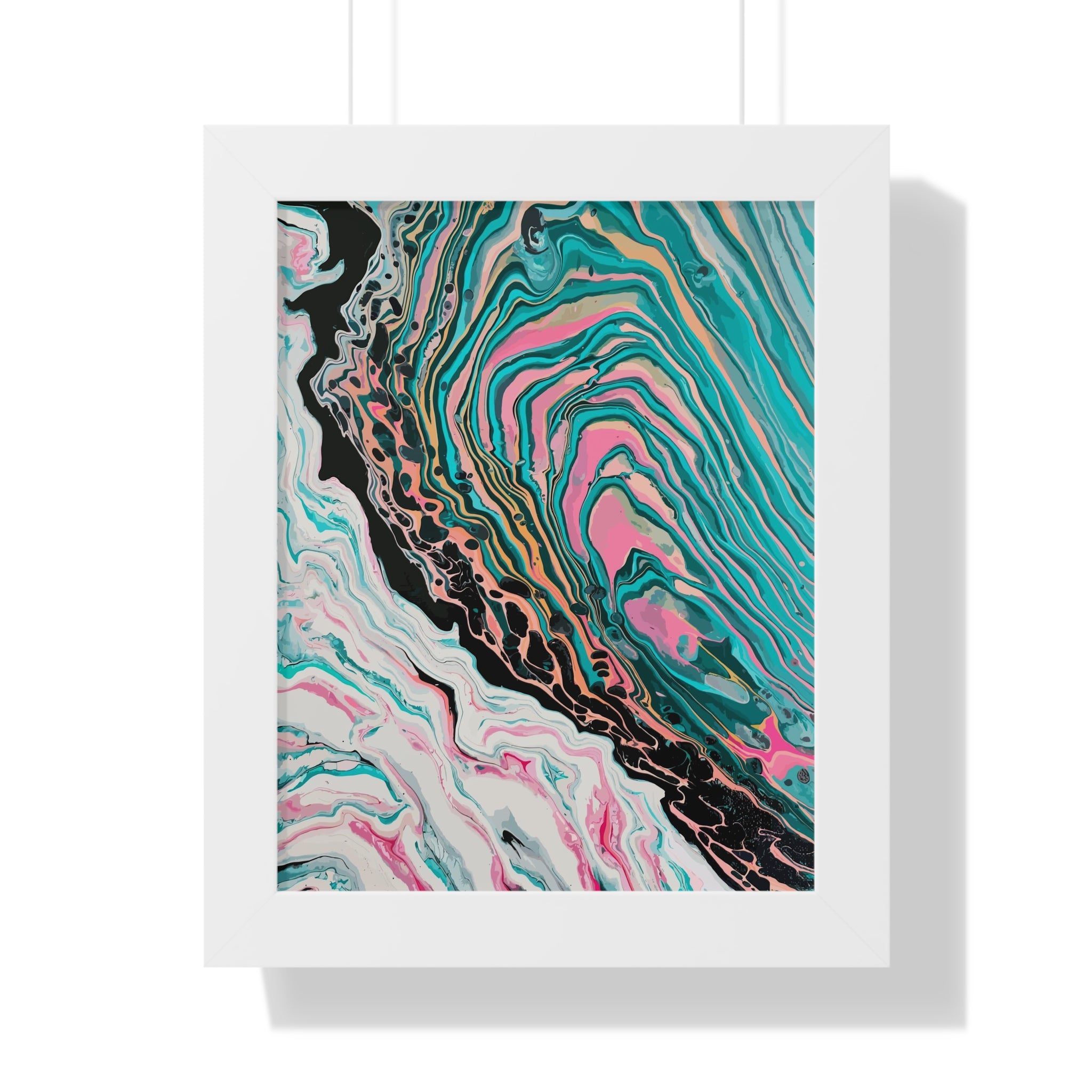 Two-Faced Framed Art Print (Vertical) - Brian P Artwork 