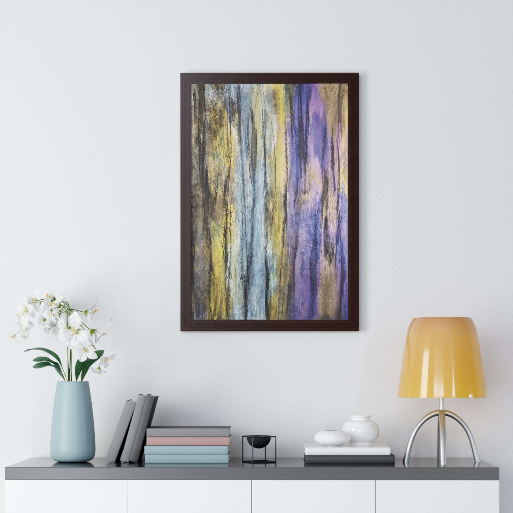 Twilight Woods Framed Art Print (Vertical) - Brian P Artwork 