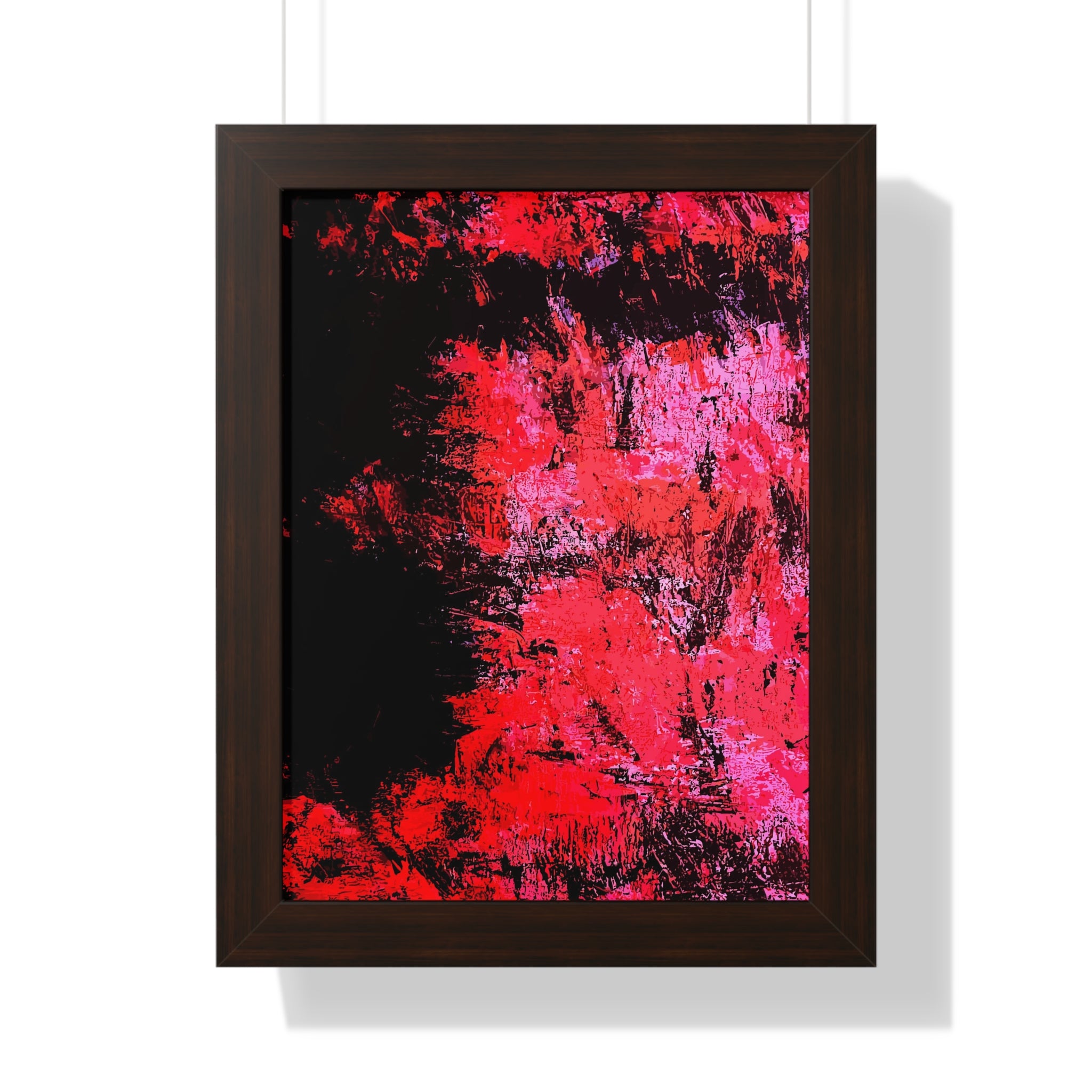 Negative Positive Framed Art Print (Vertical) - Brian P Artwork 